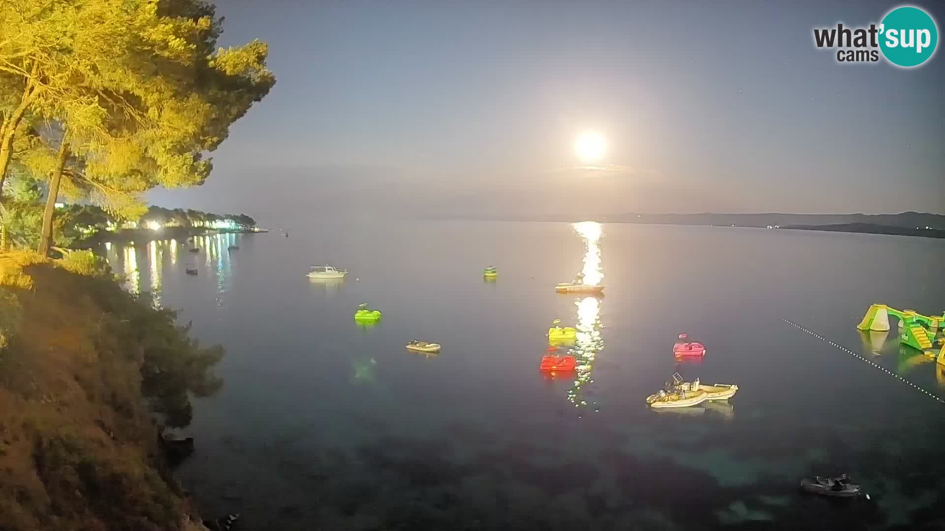 Webcam Strand Potočine Bol – Liveblick auf Borak Beach, Insel Brač
