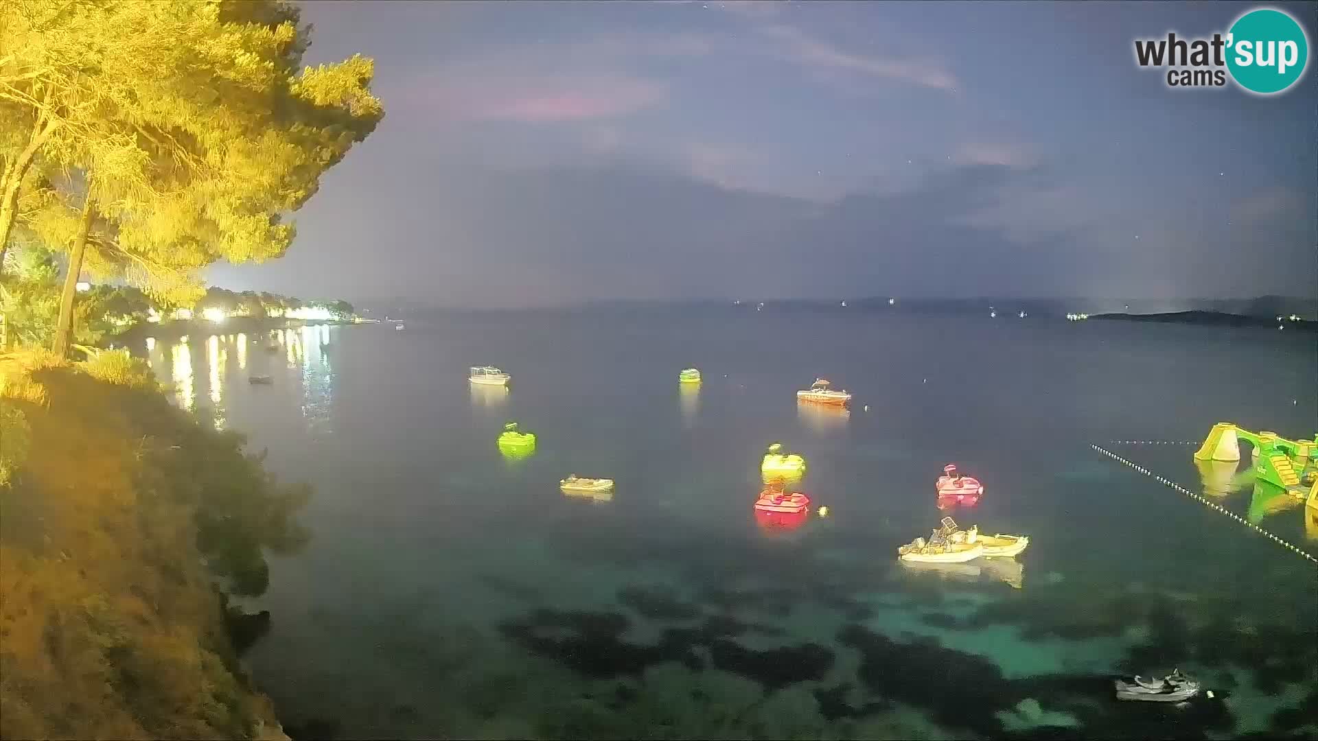 Webcam plage Potočine Bol – Vue en direct sur Borak Beach, île de Brač