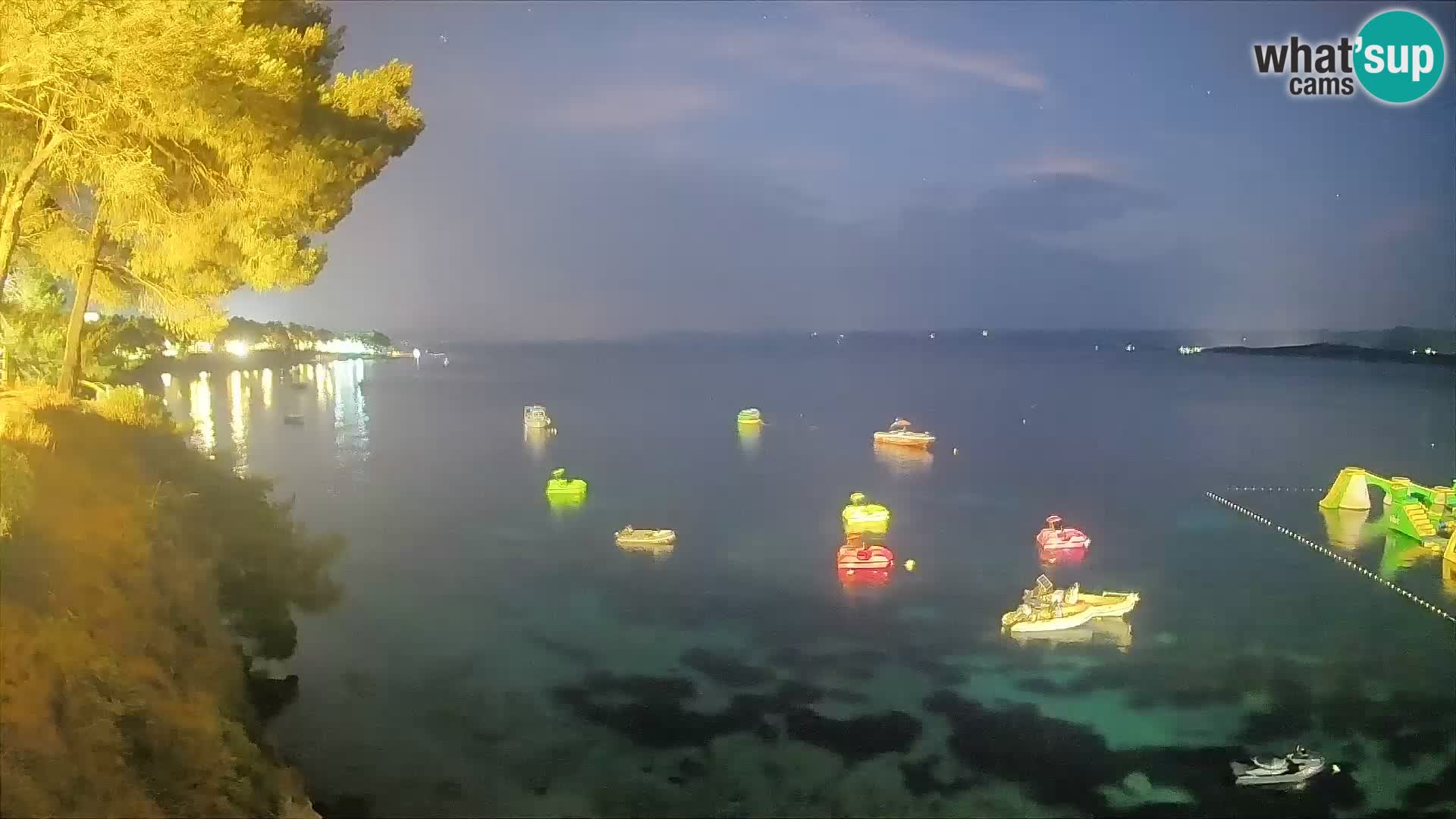 Webcam Playa Potočine Bol – Vista en vivo de Borak Beach, Isla de Brač