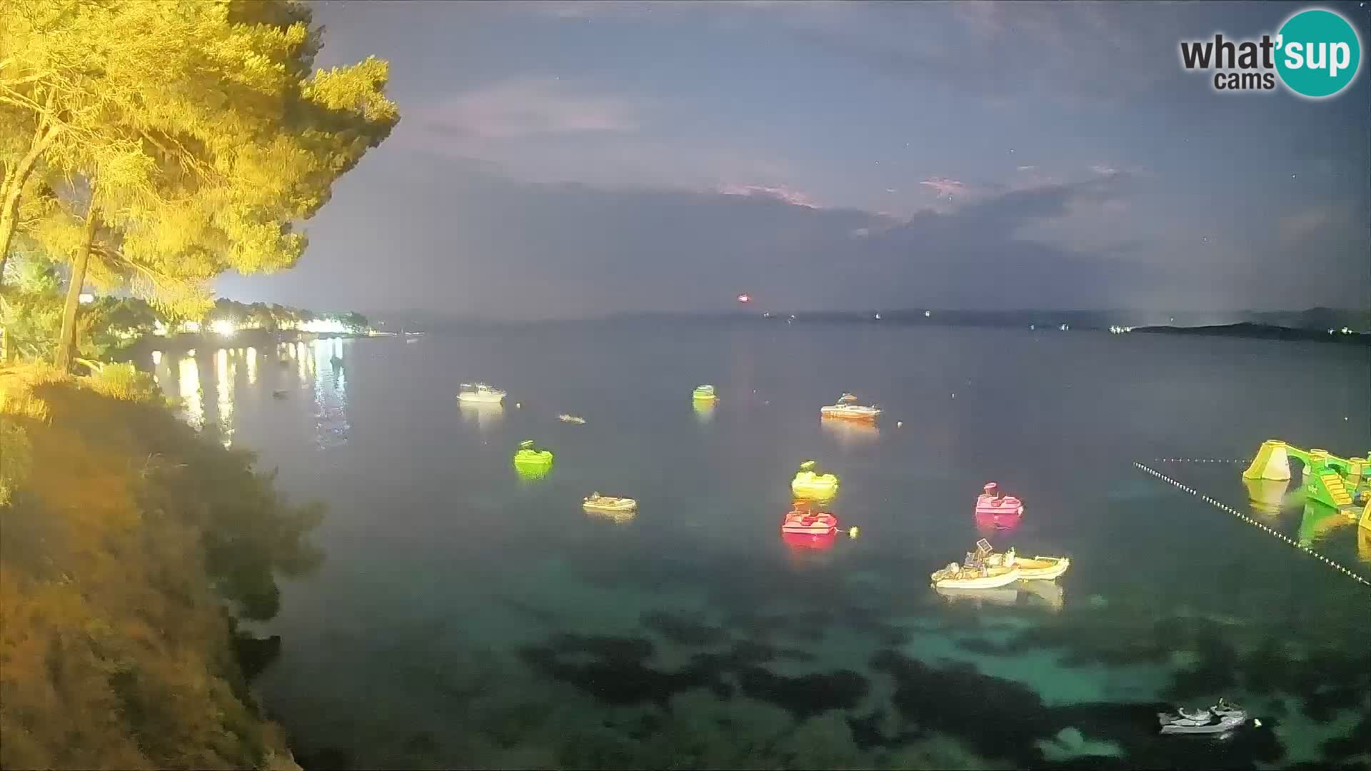 Webcam plage Potočine Bol – Vue en direct sur Borak Beach, île de Brač