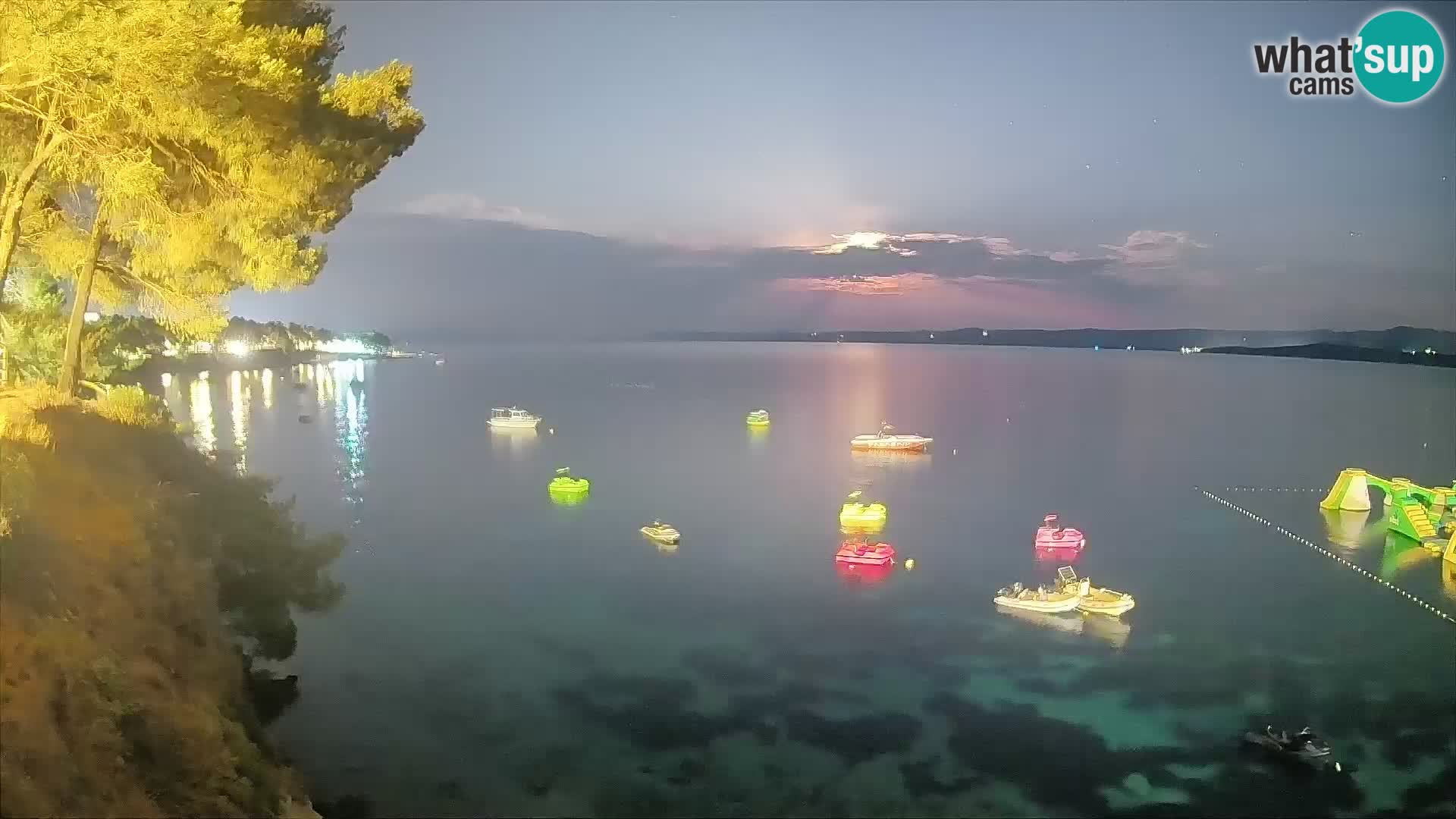 Webcam Strand Potočine Bol – Liveblick auf Borak Beach, Insel Brač