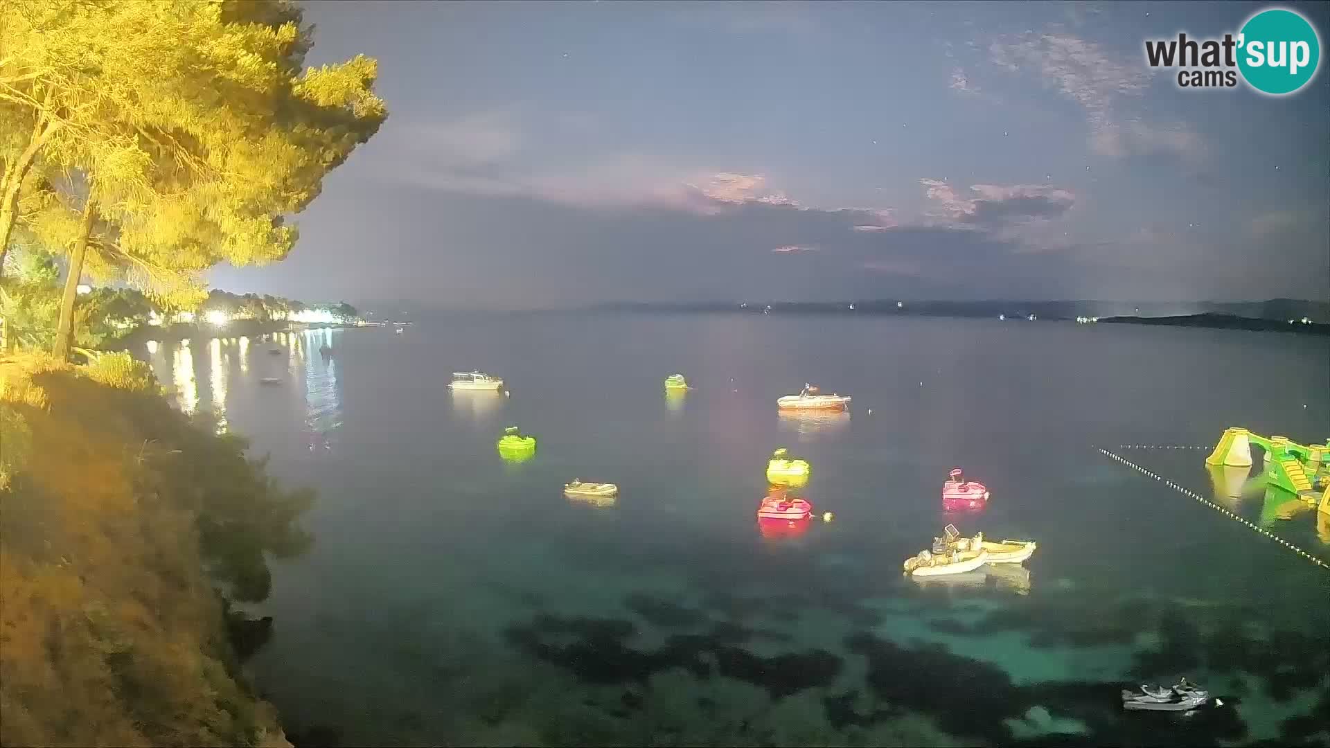 Webcam Strand Potočine Bol – Liveblick auf Borak Beach, Insel Brač