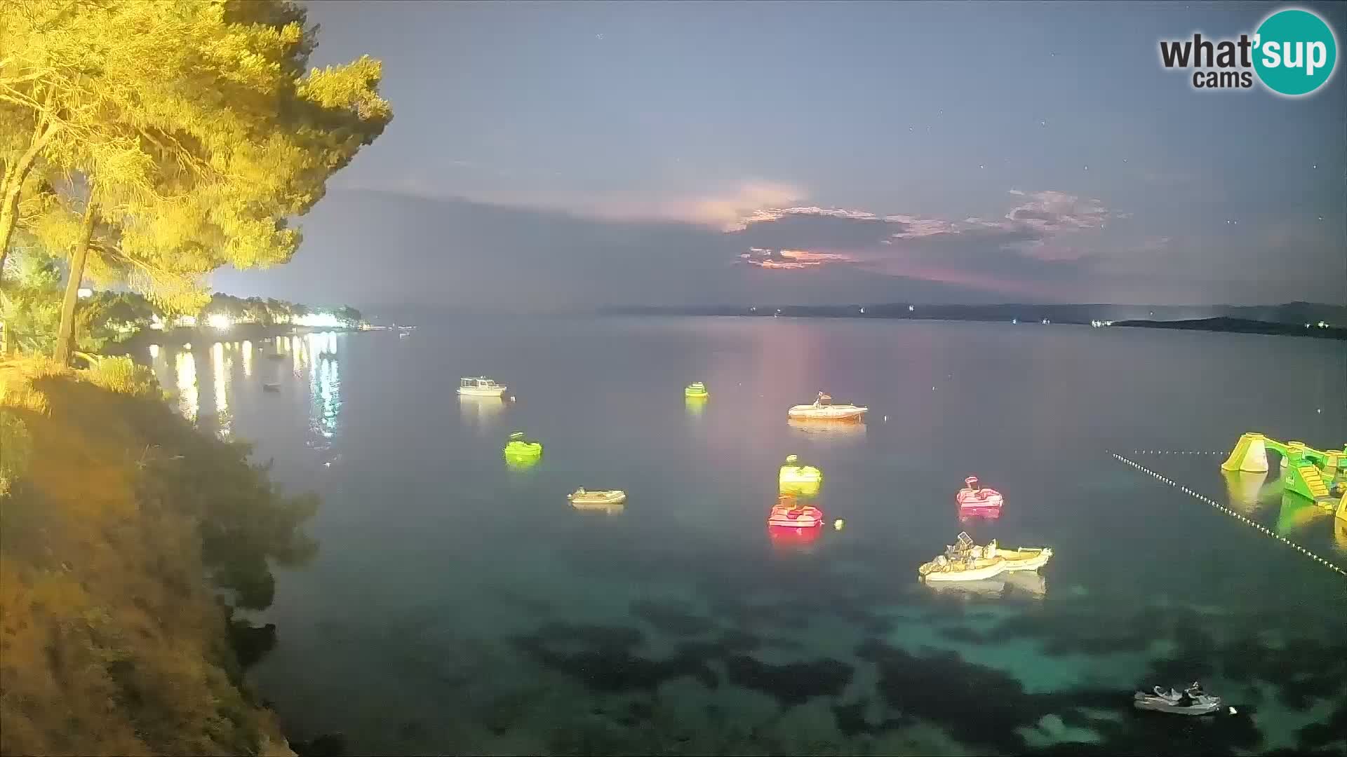 Webcam Strand Potočine Bol – Liveblick auf Borak Beach, Insel Brač