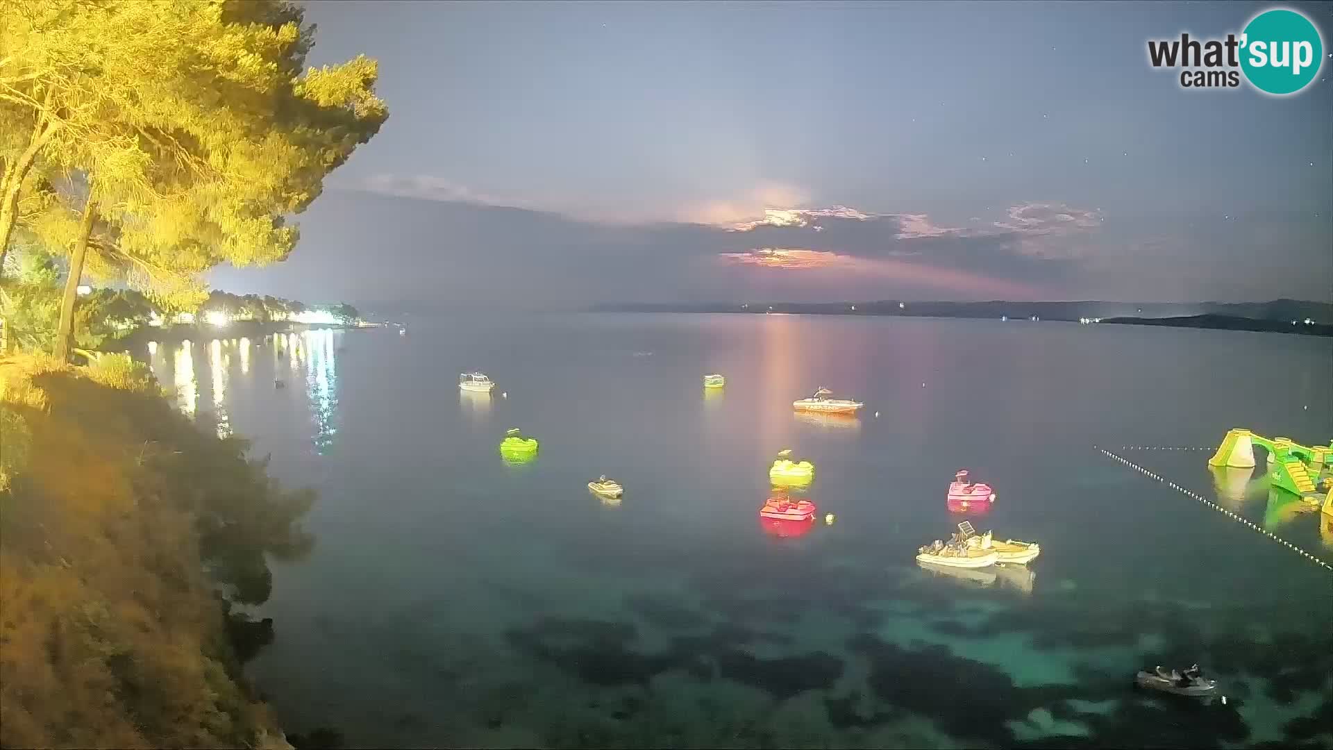 Webcam Strand Potočine Bol – Liveblick auf Borak Beach, Insel Brač