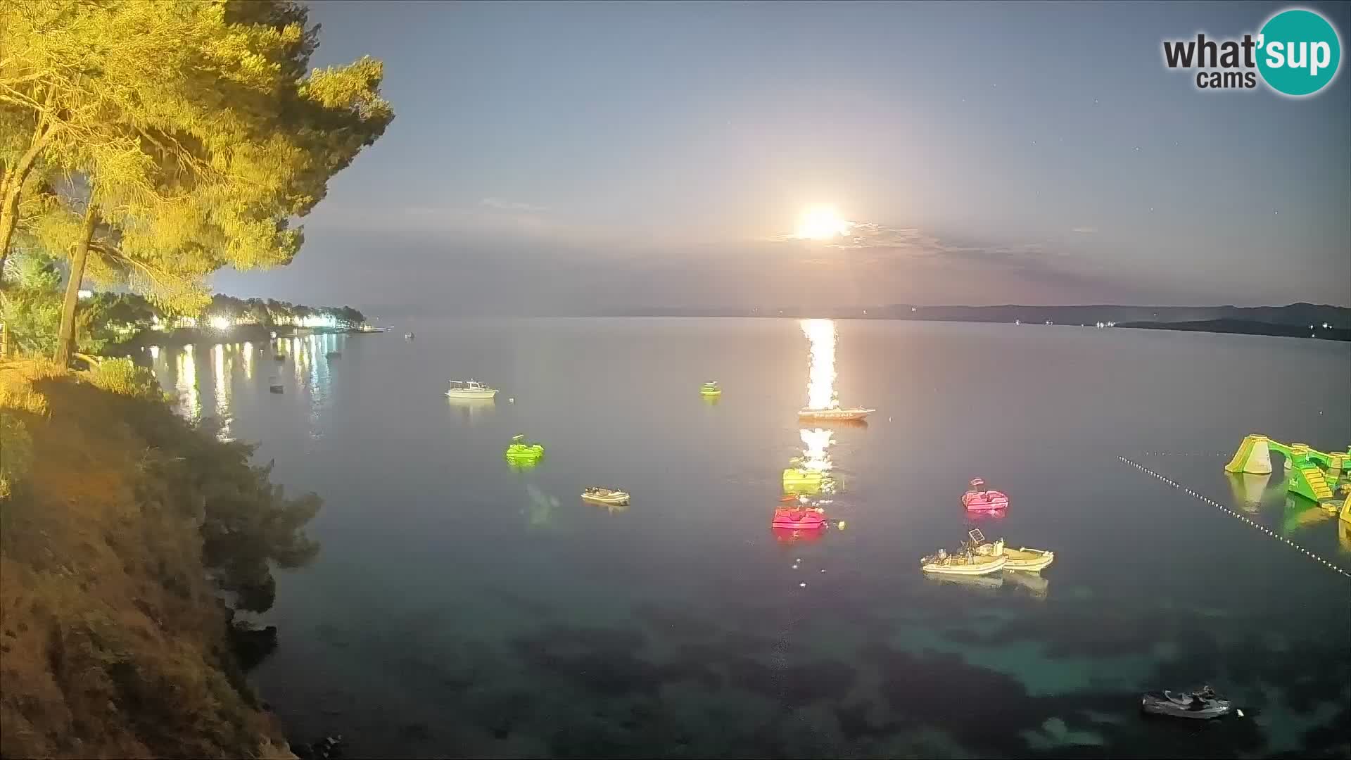 Webcam Playa Potočine Bol – Vista en vivo de Borak Beach, Isla de Brač