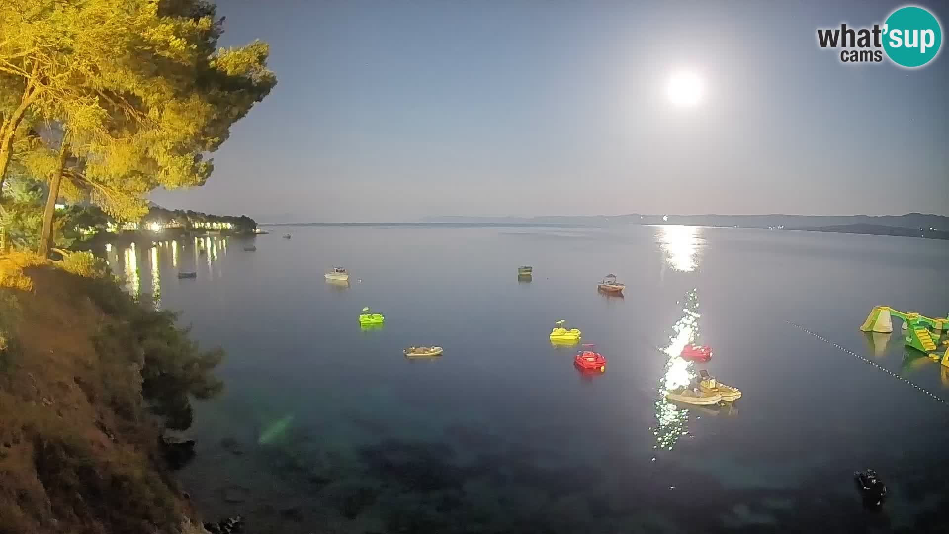 Webcam plage Potočine Bol – Vue en direct sur Borak Beach, île de Brač
