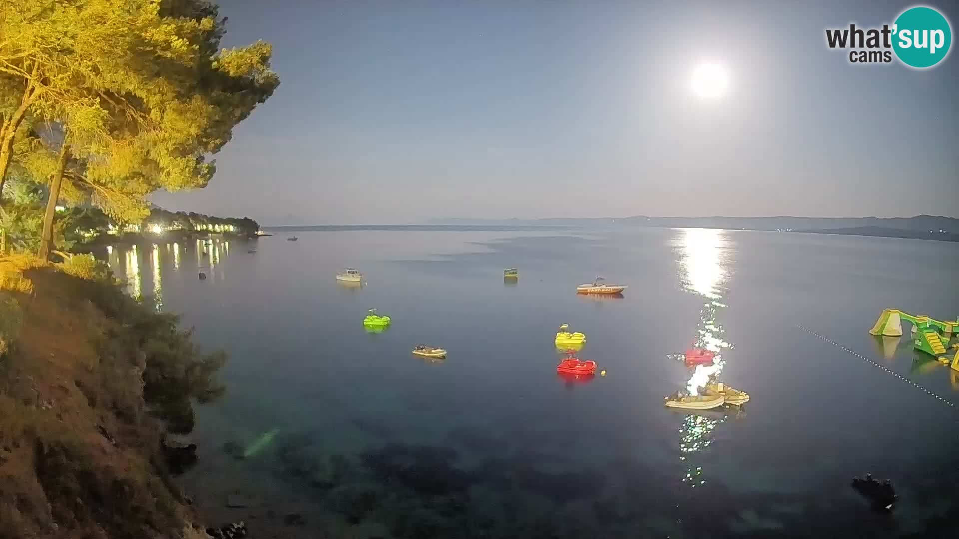 Webcam plage Potočine Bol – Vue en direct sur Borak Beach, île de Brač