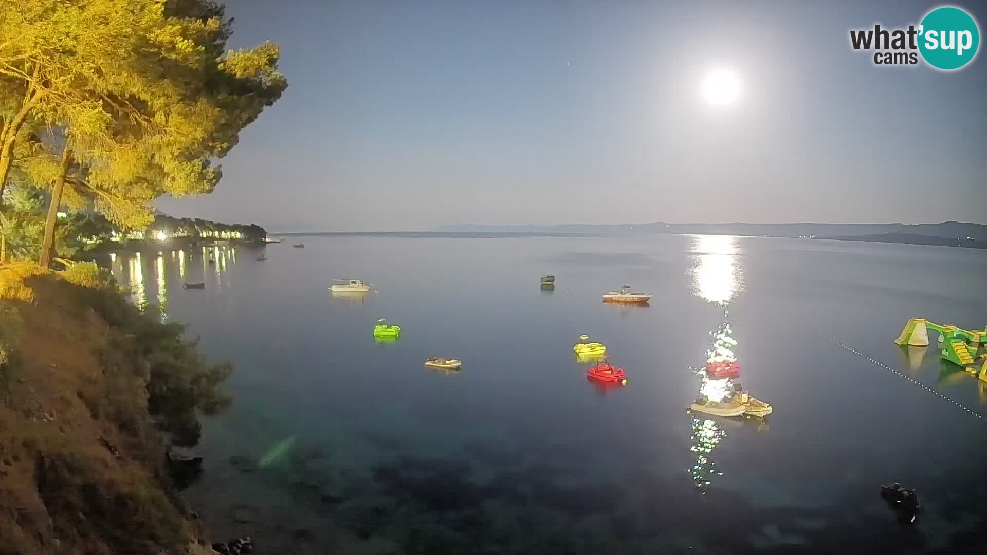 Webcam Playa Potočine Bol – Vista en vivo de Borak Beach, Isla de Brač