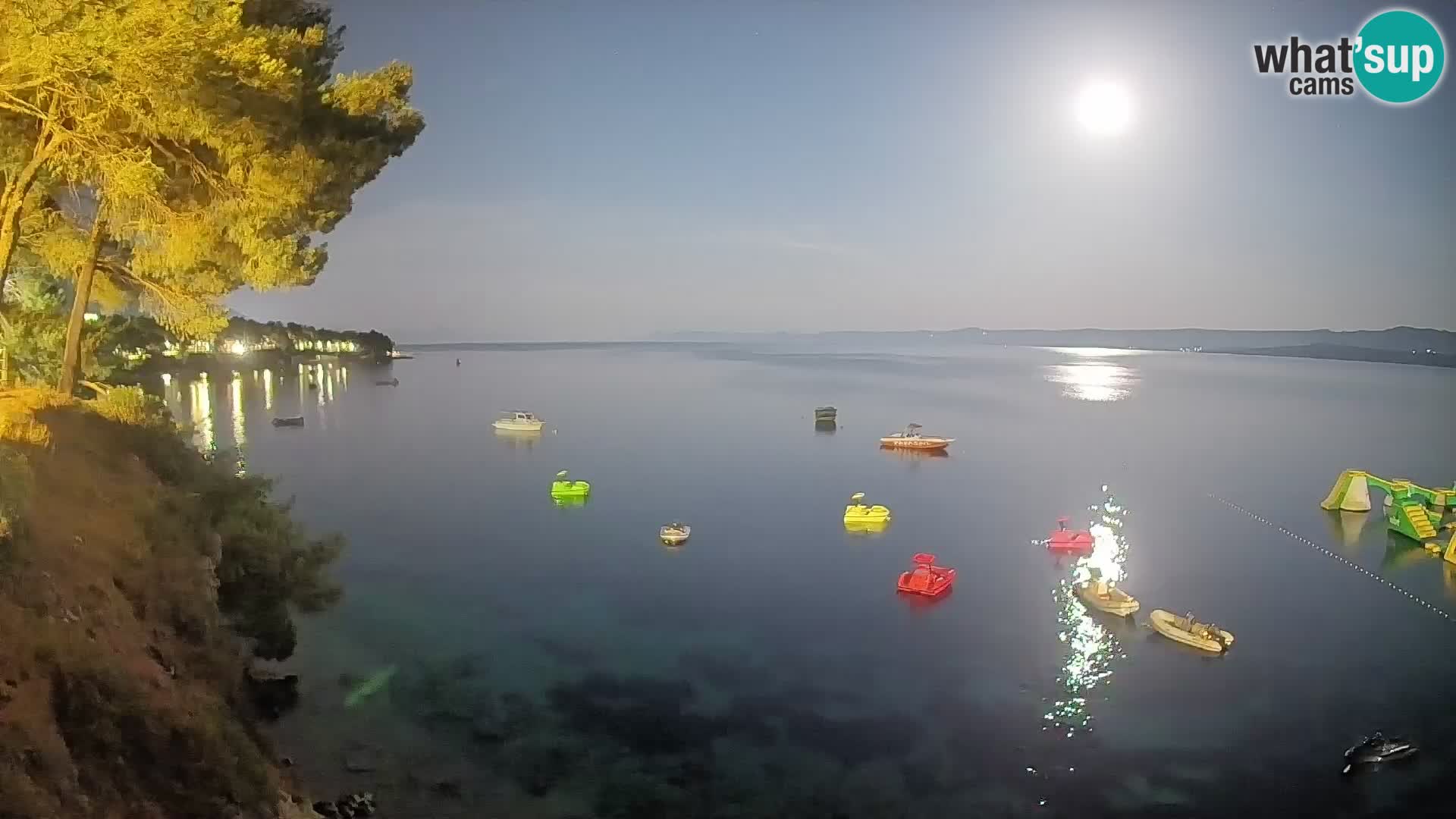 Webcam Playa Potočine Bol – Vista en vivo de Borak Beach, Isla de Brač