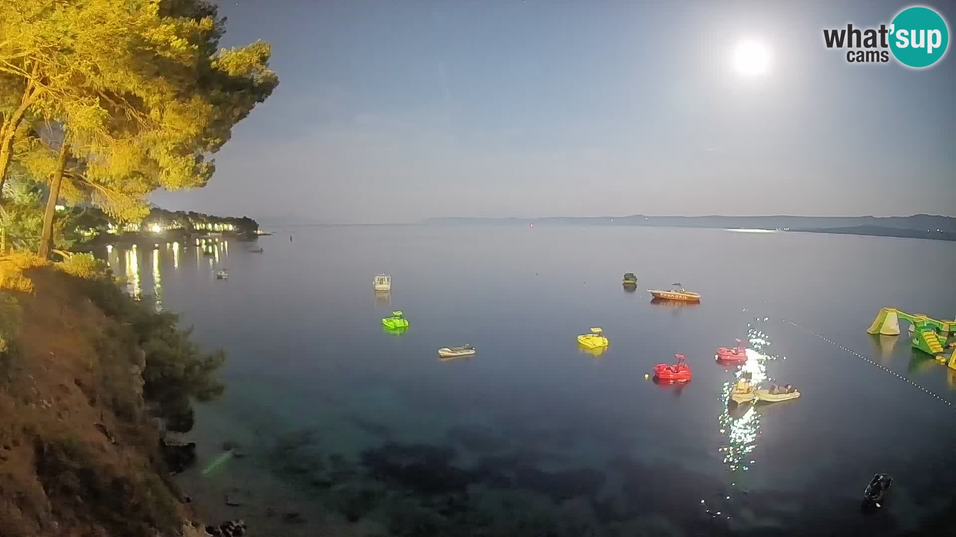 Webcam Potočine Beach Bol – Live View of Borak Beach, Brač Island