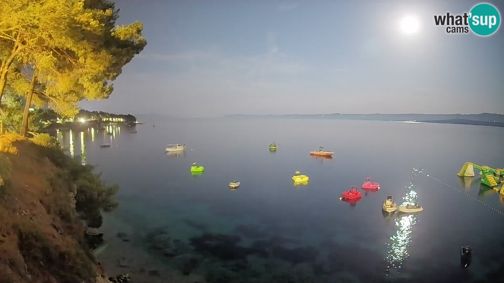 Webcam Potočine Beach Bol – Live View of Borak Beach, Brač Island