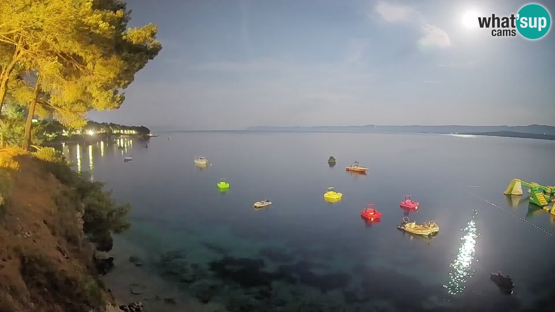 Webcam plage Potočine Bol – Vue en direct sur Borak Beach, île de Brač