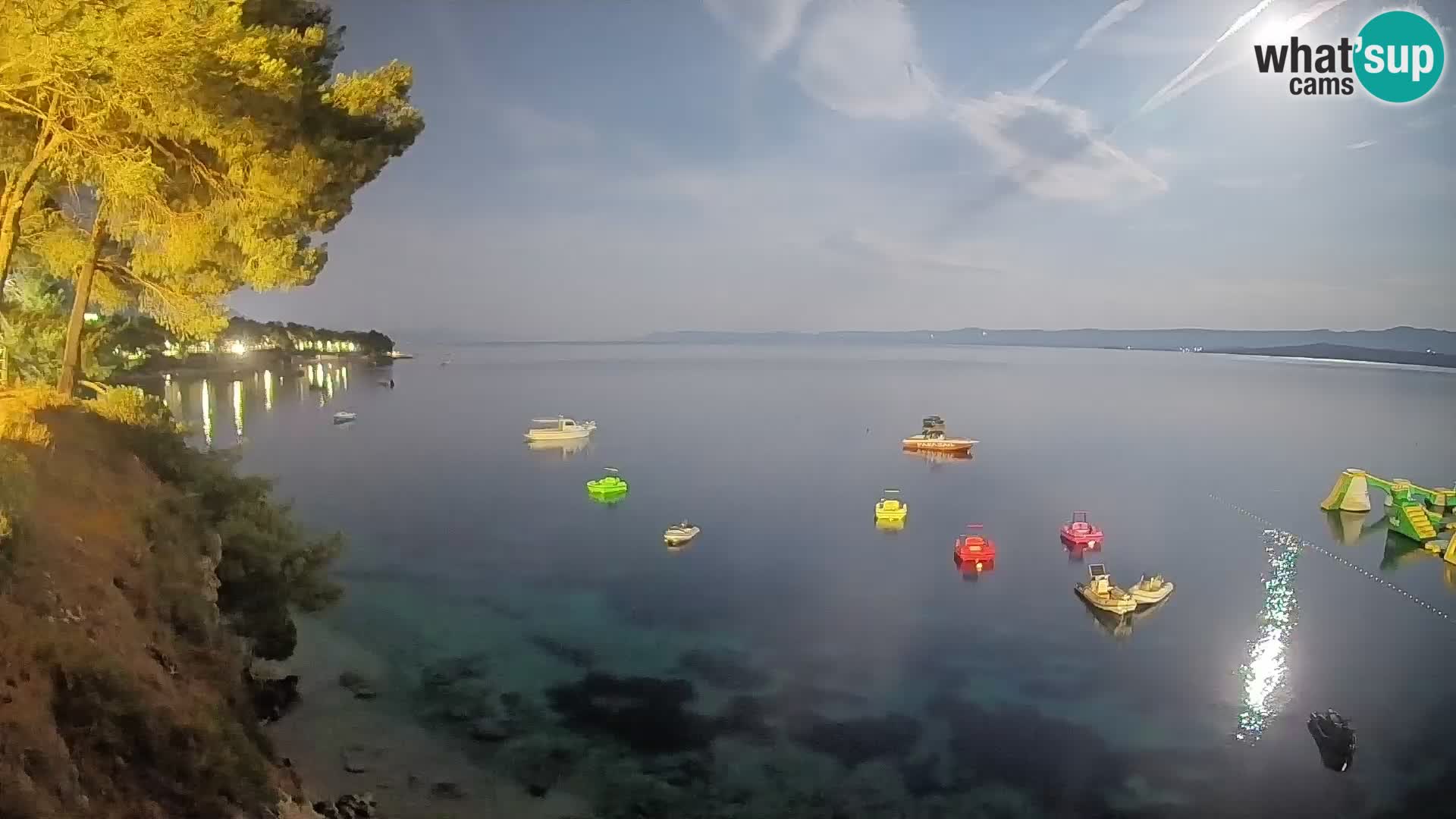 Webcam Playa Potočine Bol – Vista en vivo de Borak Beach, Isla de Brač