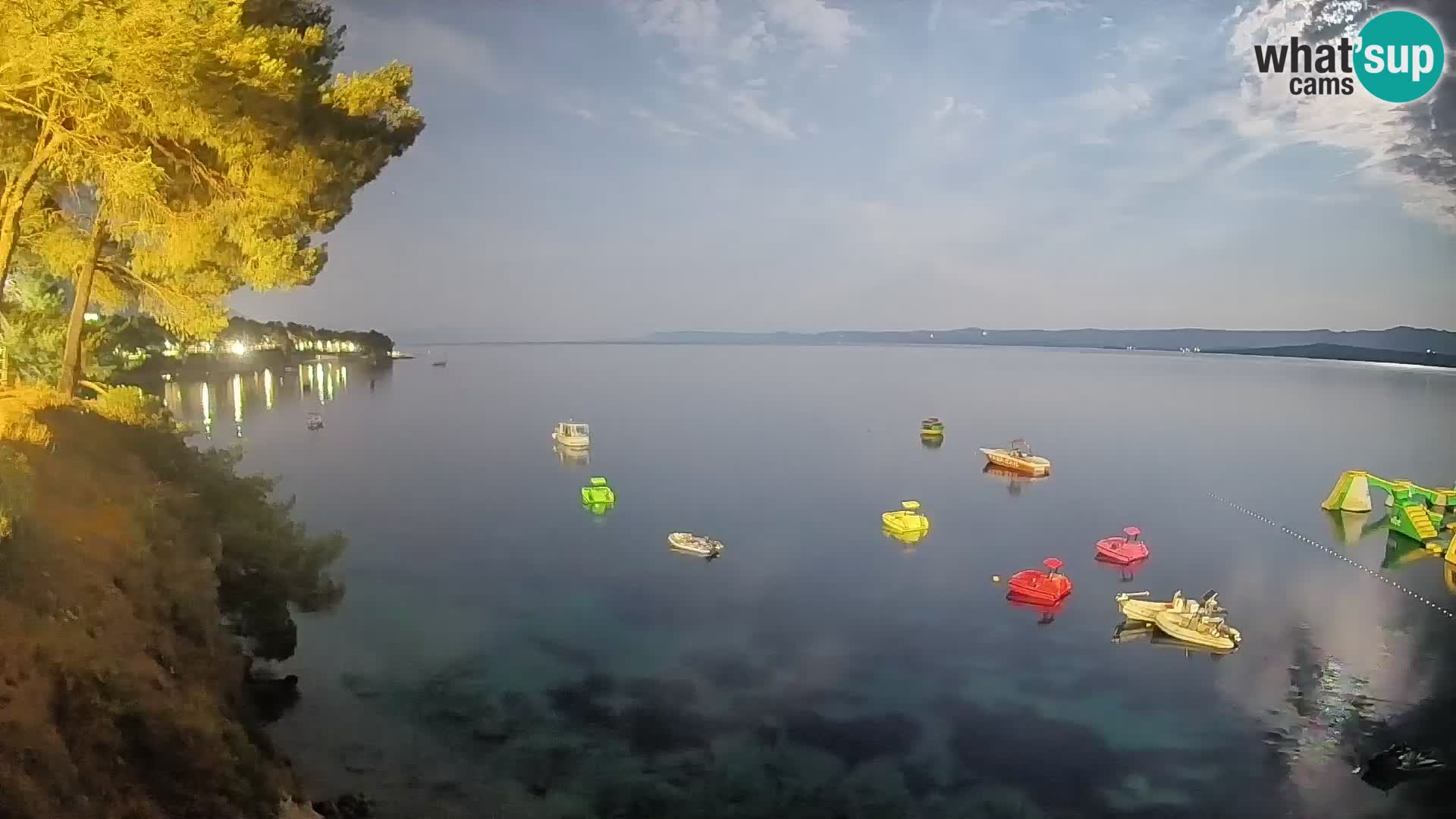 Webcam Potočine Beach Bol – Live View of Borak Beach, Brač Island