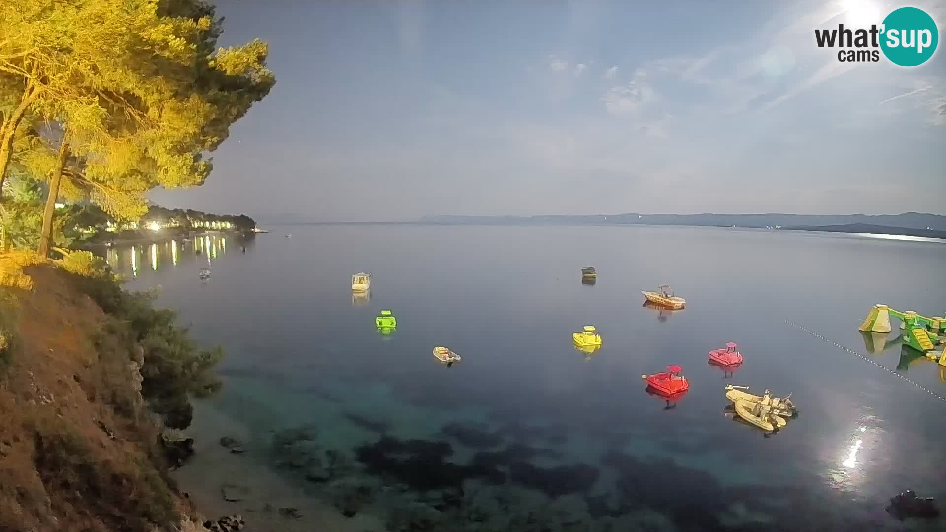 Webcam Playa Potočine Bol – Vista en vivo de Borak Beach, Isla de Brač