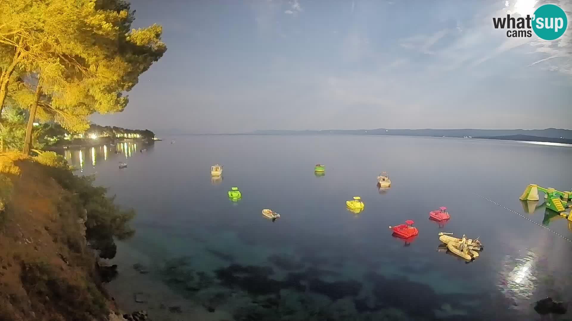 Webcam Strand Potočine Bol – Liveblick auf Borak Beach, Insel Brač