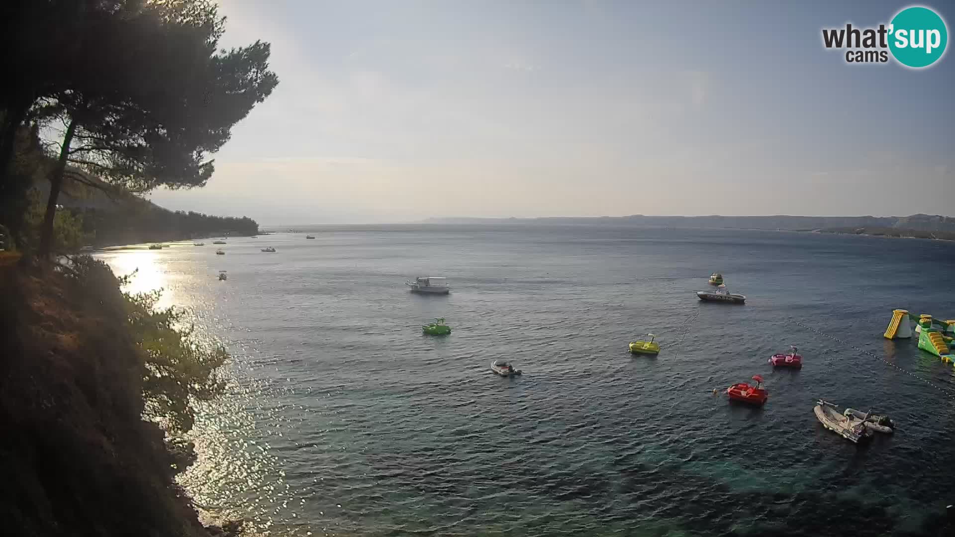 Webcam Playa Potočine Bol – Vista en vivo de Borak Beach, Isla de Brač