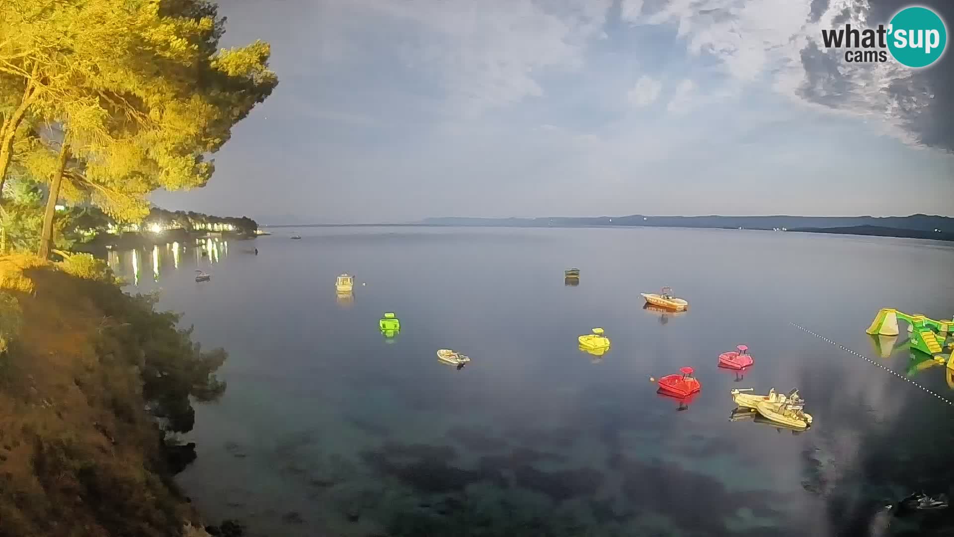 Webcam Strand Potočine Bol – Liveblick auf Borak Beach, Insel Brač