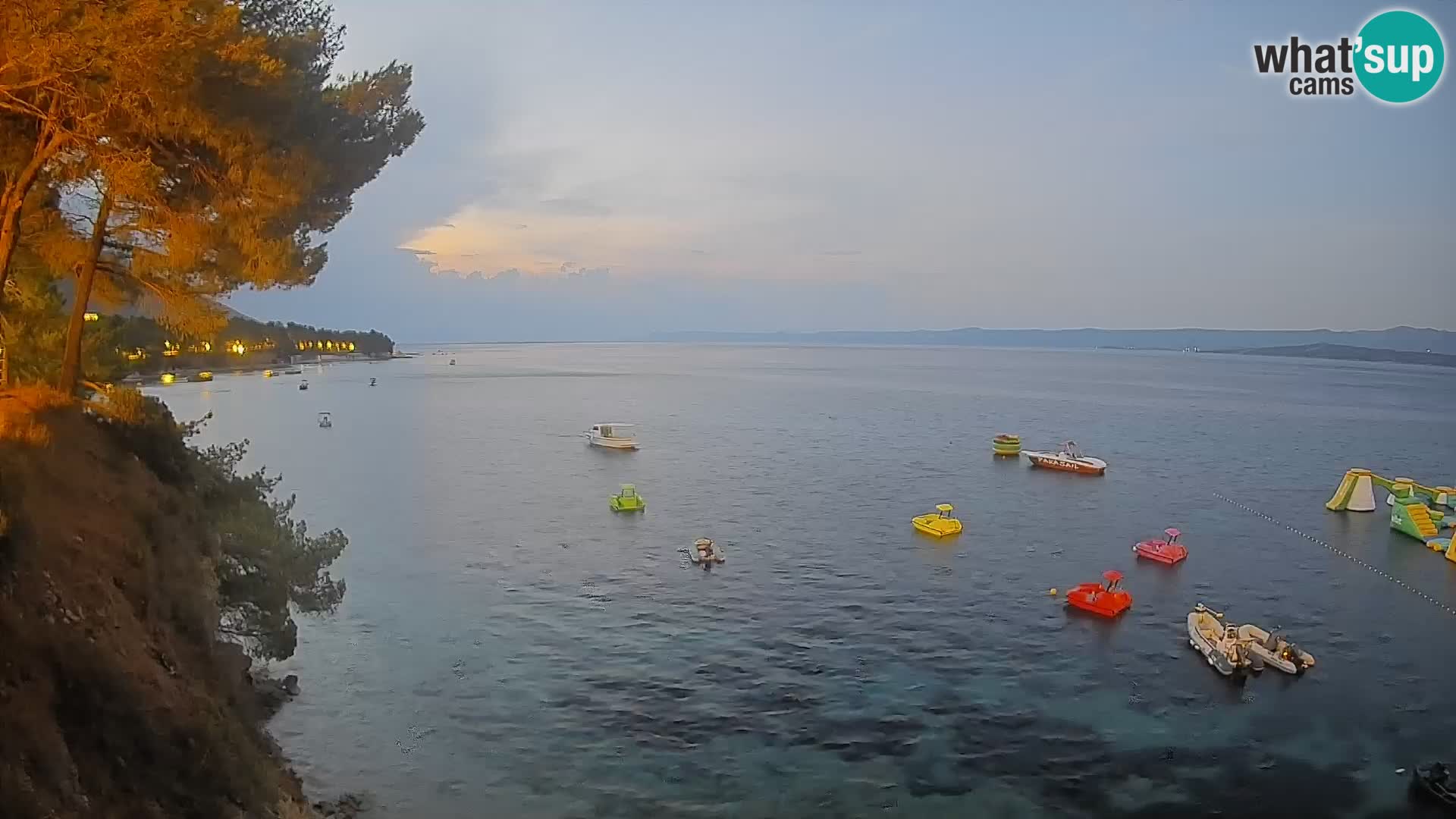 Webcam Playa Potočine Bol – Vista en vivo de Borak Beach, Isla de Brač