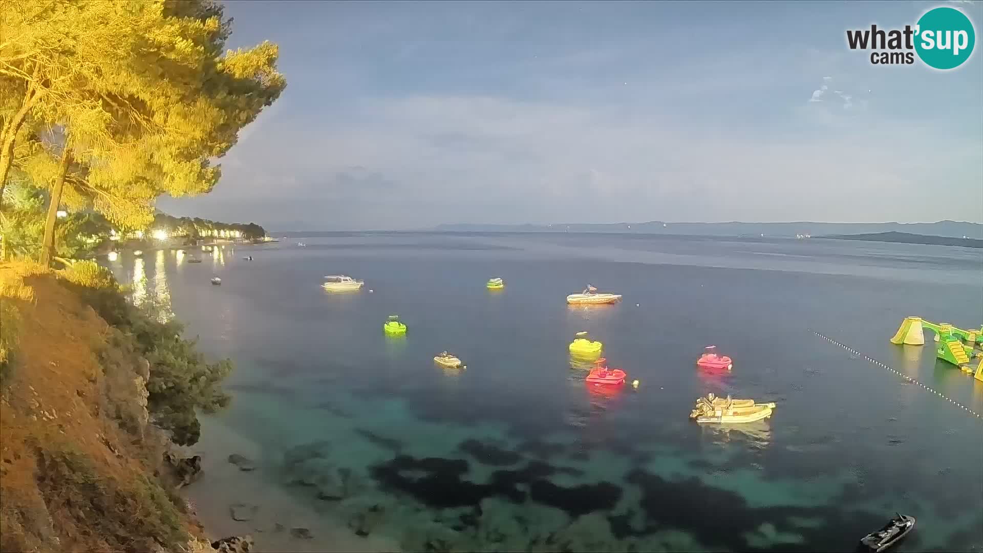 Webcam Strand Potočine Bol – Liveblick auf Borak Beach, Insel Brač