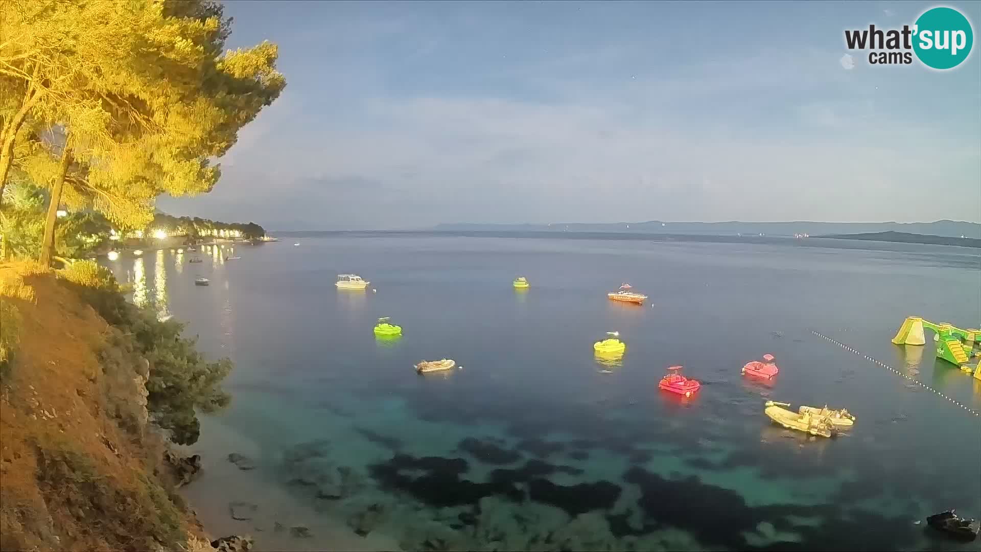 Webcam plage Potočine Bol – Vue en direct sur Borak Beach, île de Brač