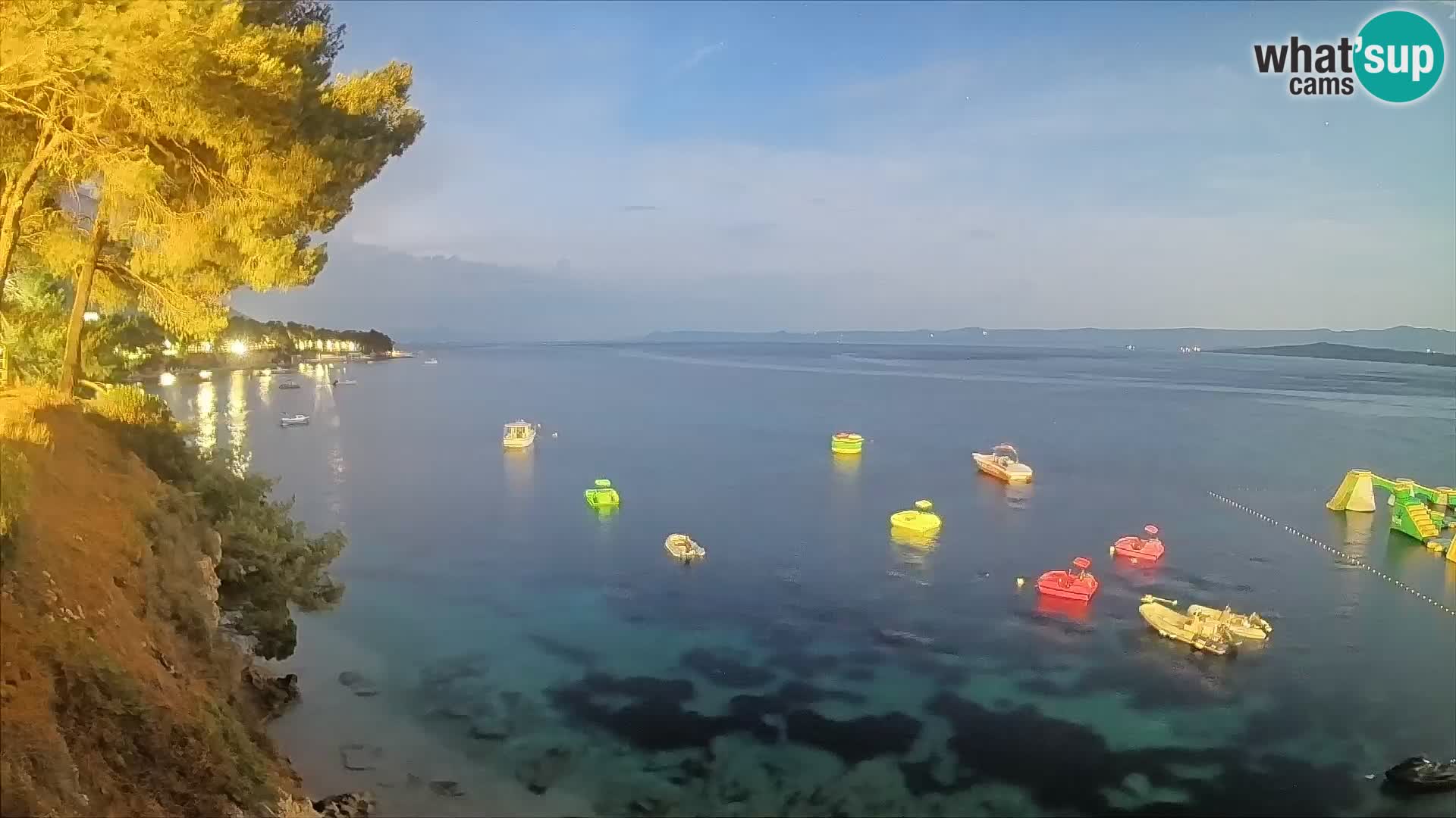 Webcam plage Potočine Bol – Vue en direct sur Borak Beach, île de Brač