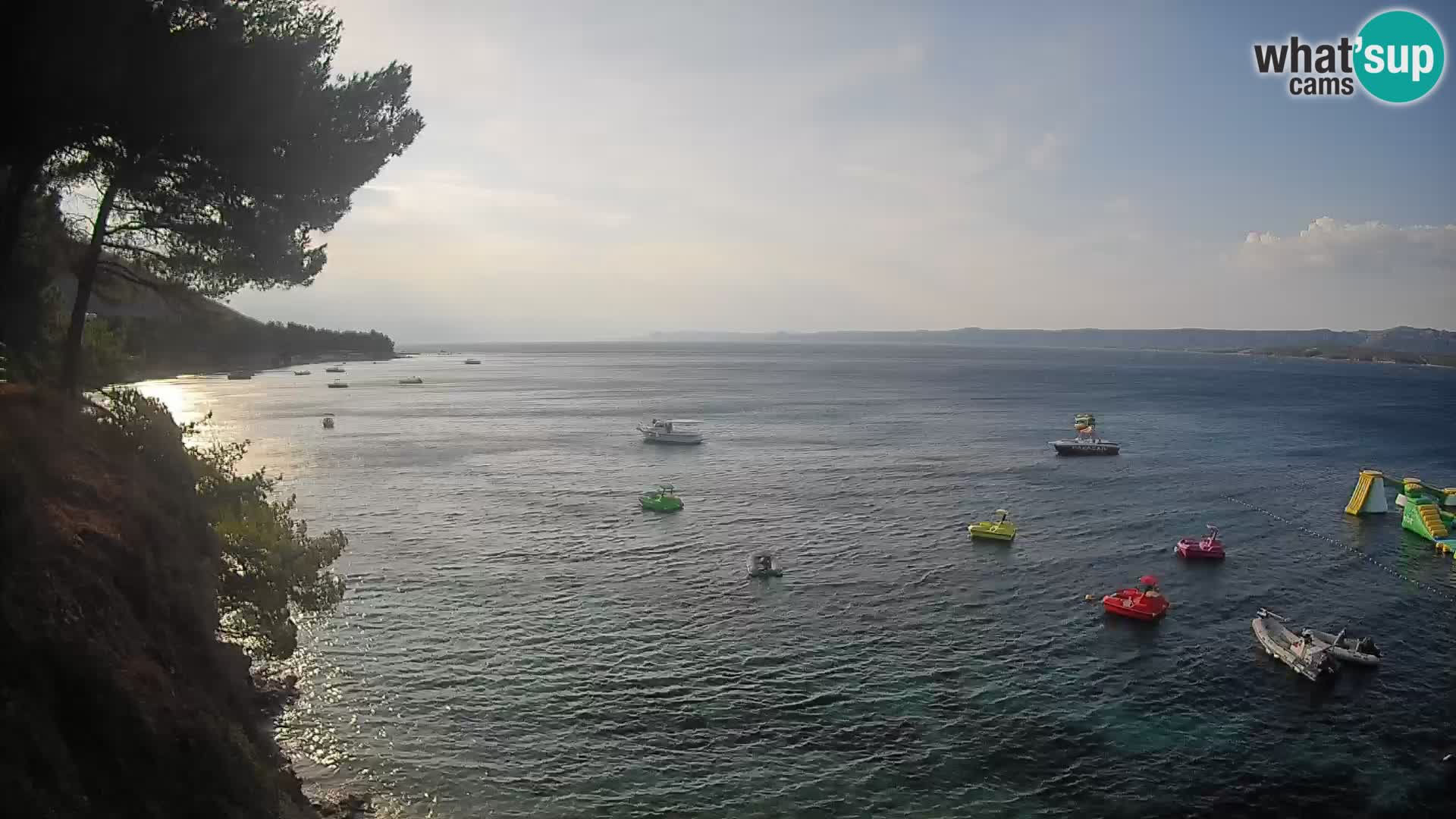 Webcam Potočine Beach Bol – Live View of Borak Beach, Brač Island
