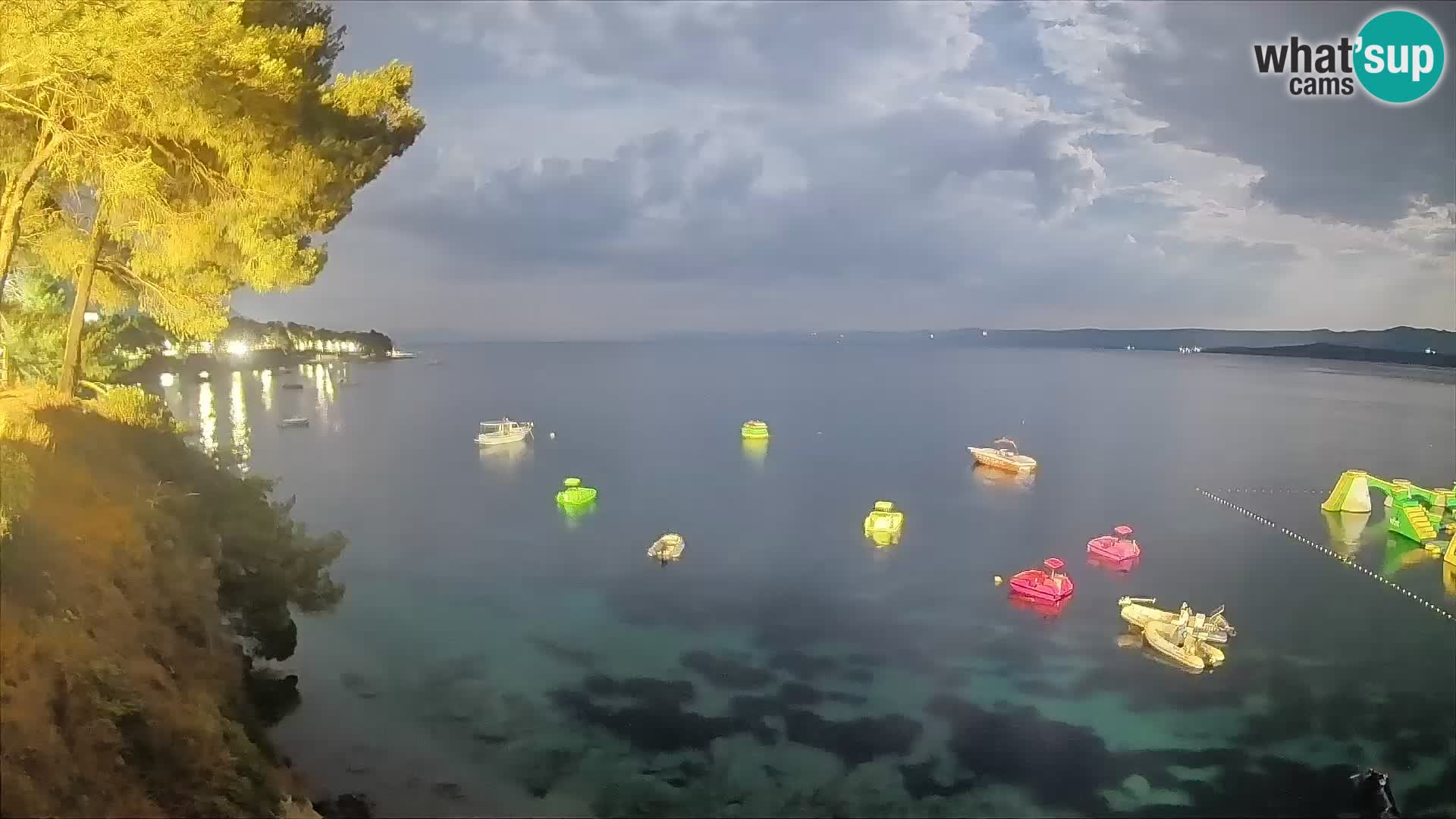 Webcam Potočine Beach Bol – Live View of Borak Beach, Brač Island