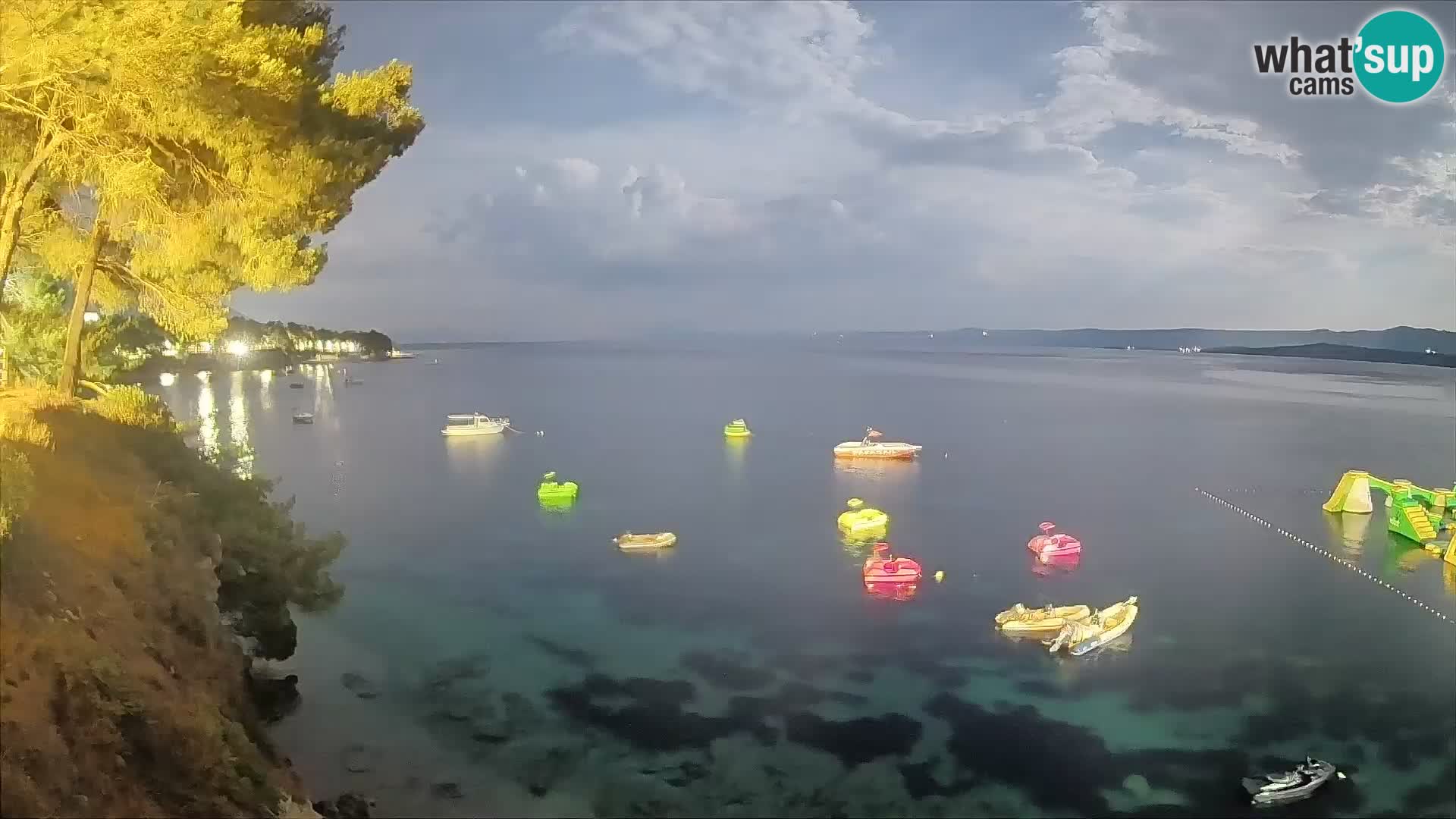 Webcam Strand Potočine Bol – Liveblick auf Borak Beach, Insel Brač