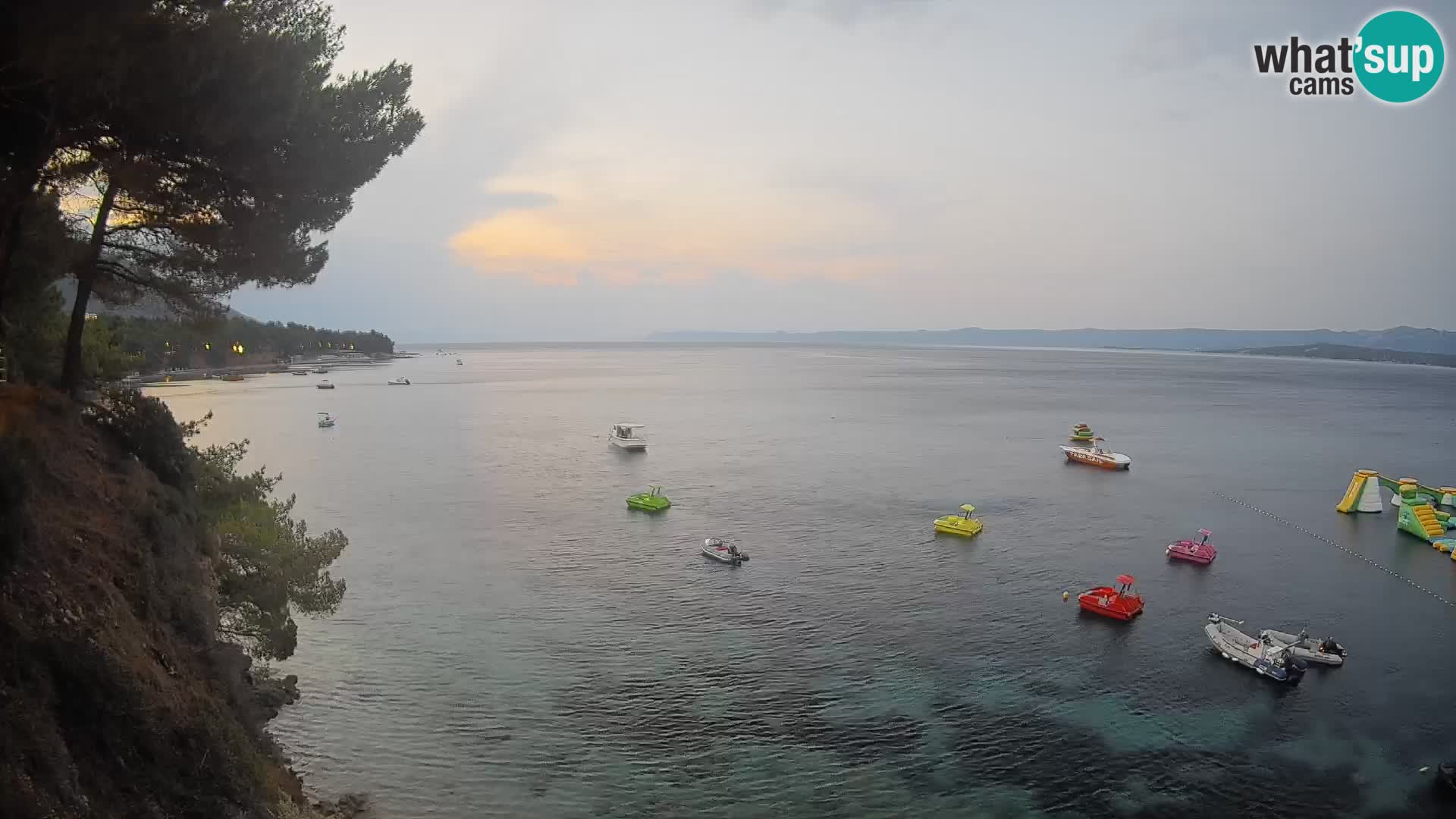 Webcam plage Potočine Bol – Vue en direct sur Borak Beach, île de Brač