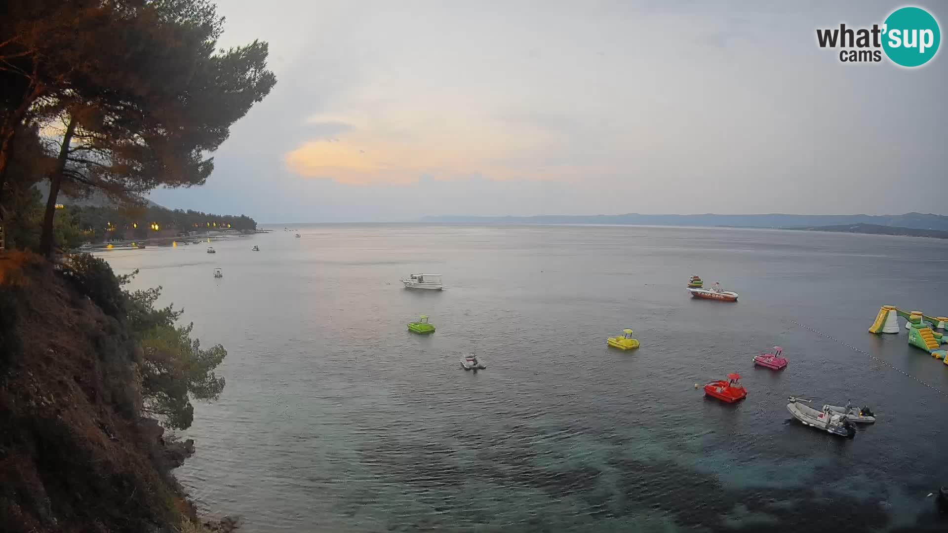 Webcam plage Potočine Bol – Vue en direct sur Borak Beach, île de Brač