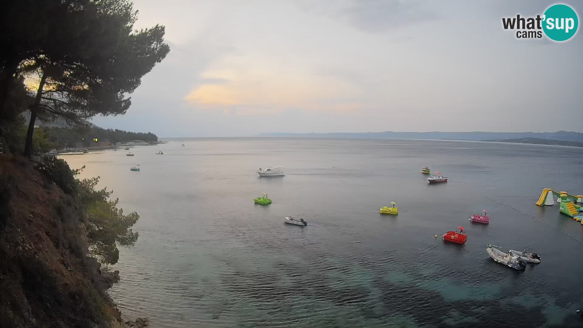 Webcam Playa Potočine Bol – Vista en vivo de Borak Beach, Isla de Brač