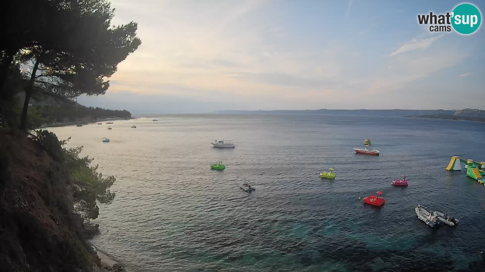 Webcam plage Potočine Bol – Vue en direct sur Borak Beach, île de Brač
