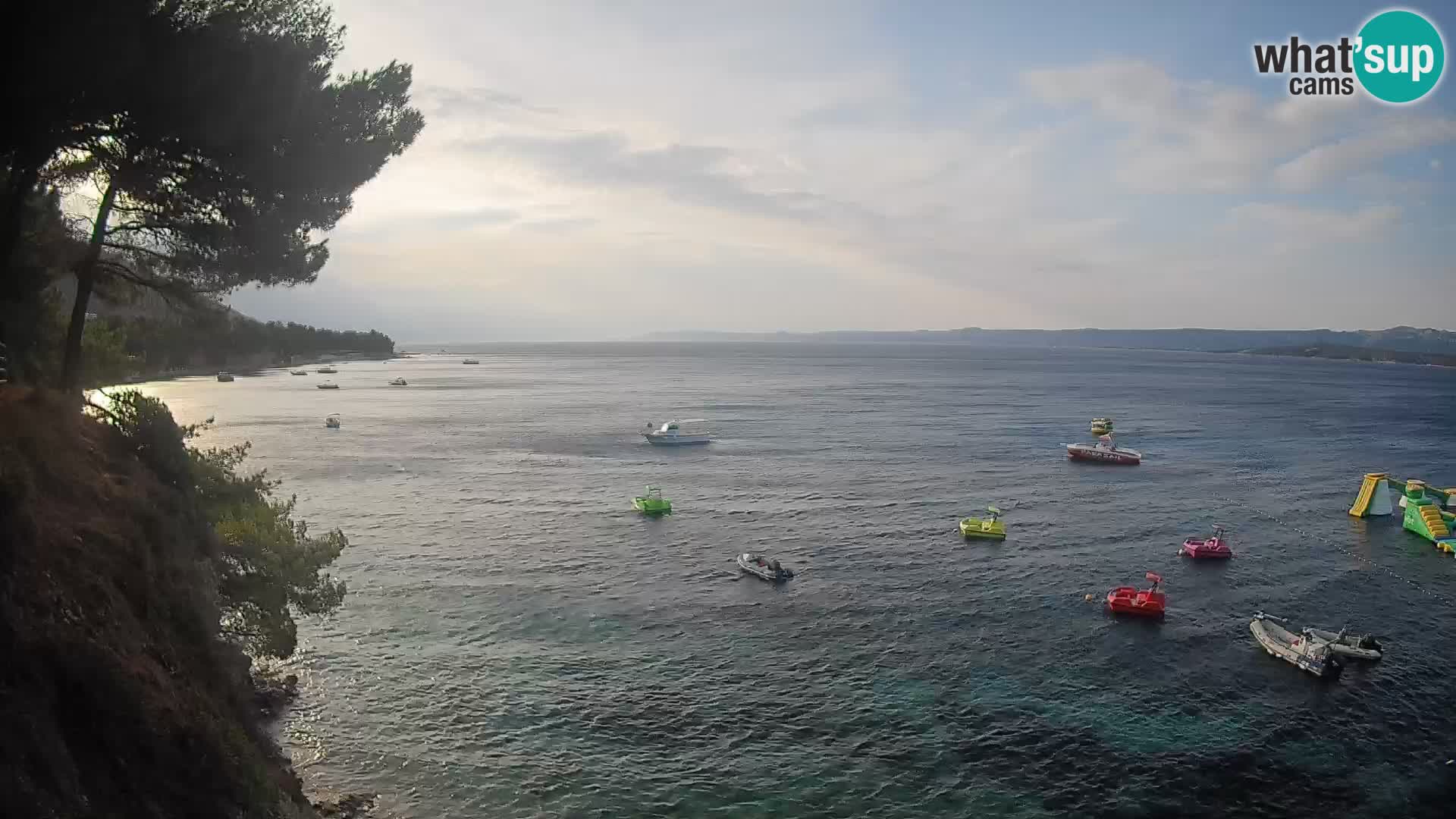 Web kamera Potočine Bol – Pogled uživo na plažu Borak, otok Brač