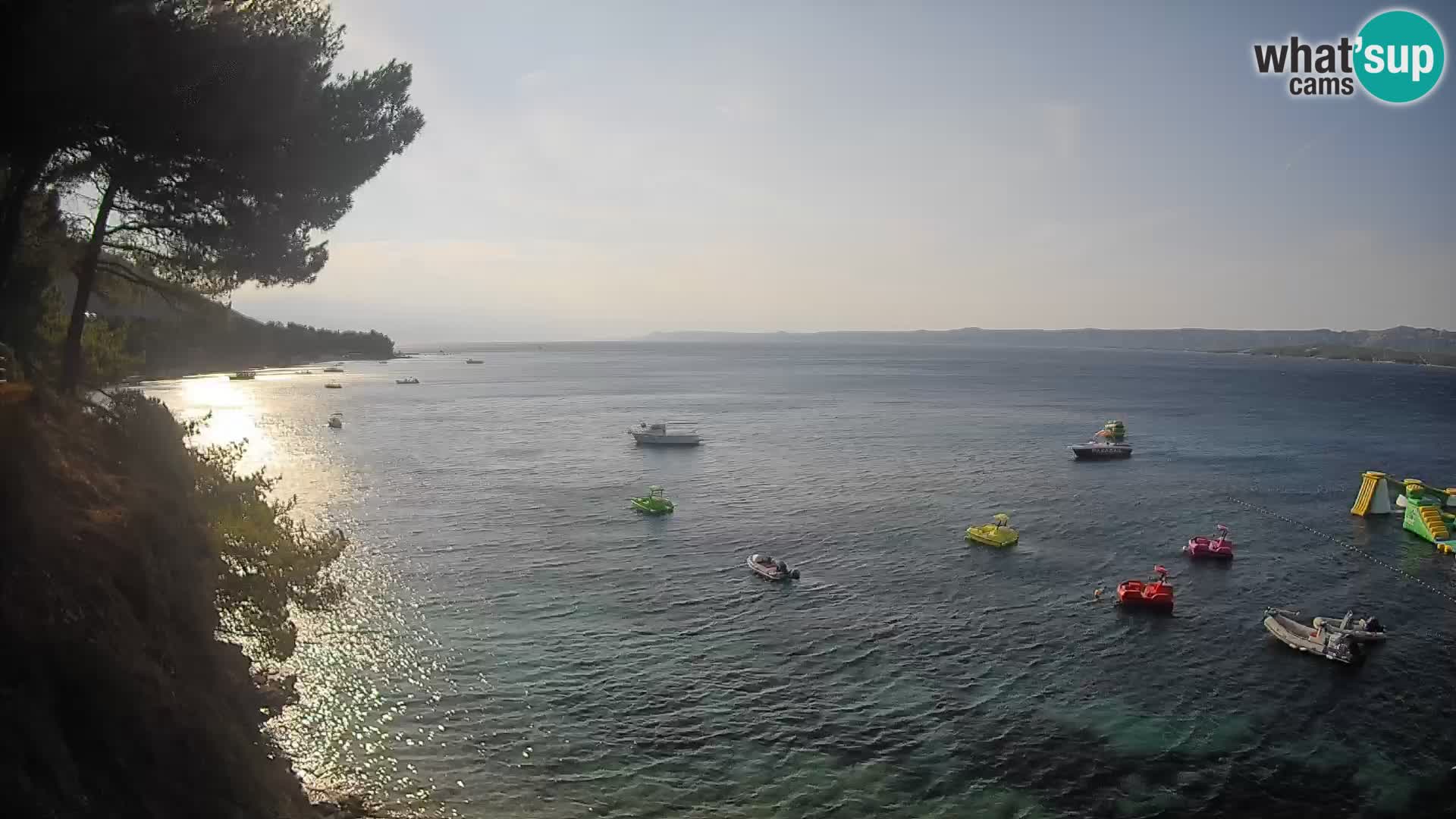 Webcam plage Potočine Bol – Vue en direct sur Borak Beach, île de Brač