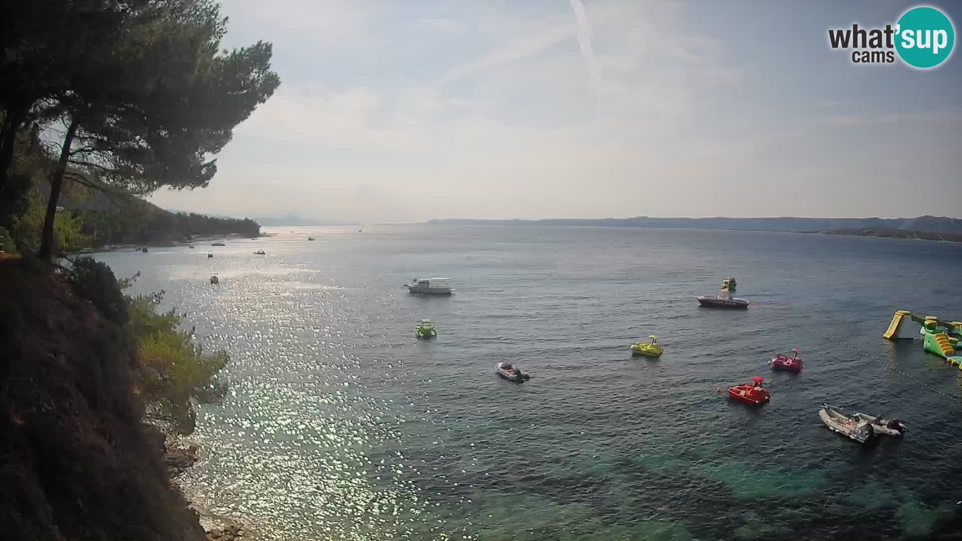 Webcam Potočine Beach Bol – Live View of Borak Beach, Brač Island