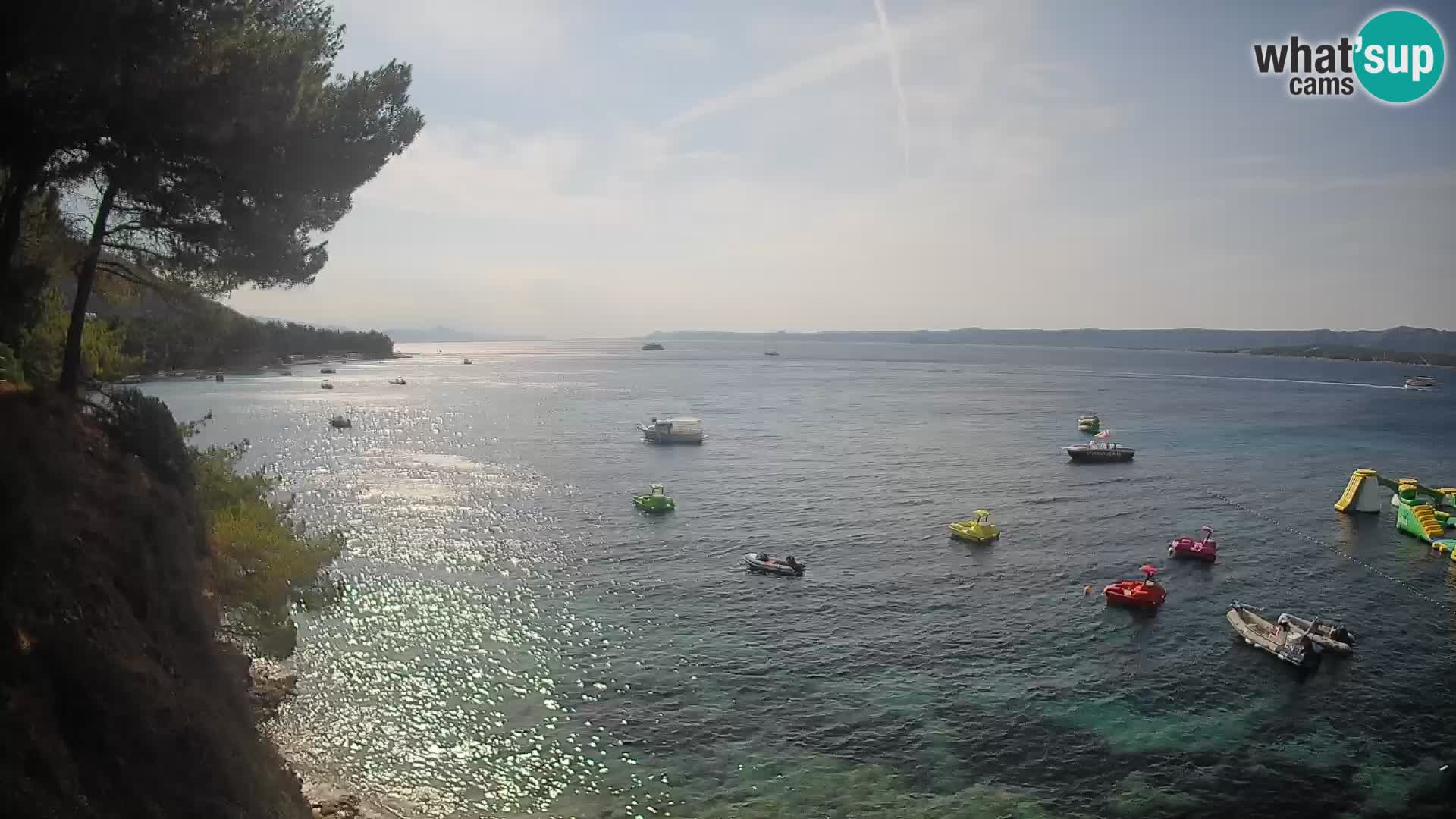 Webcam Potočine Beach Bol – Live View of Borak Beach, Brač Island