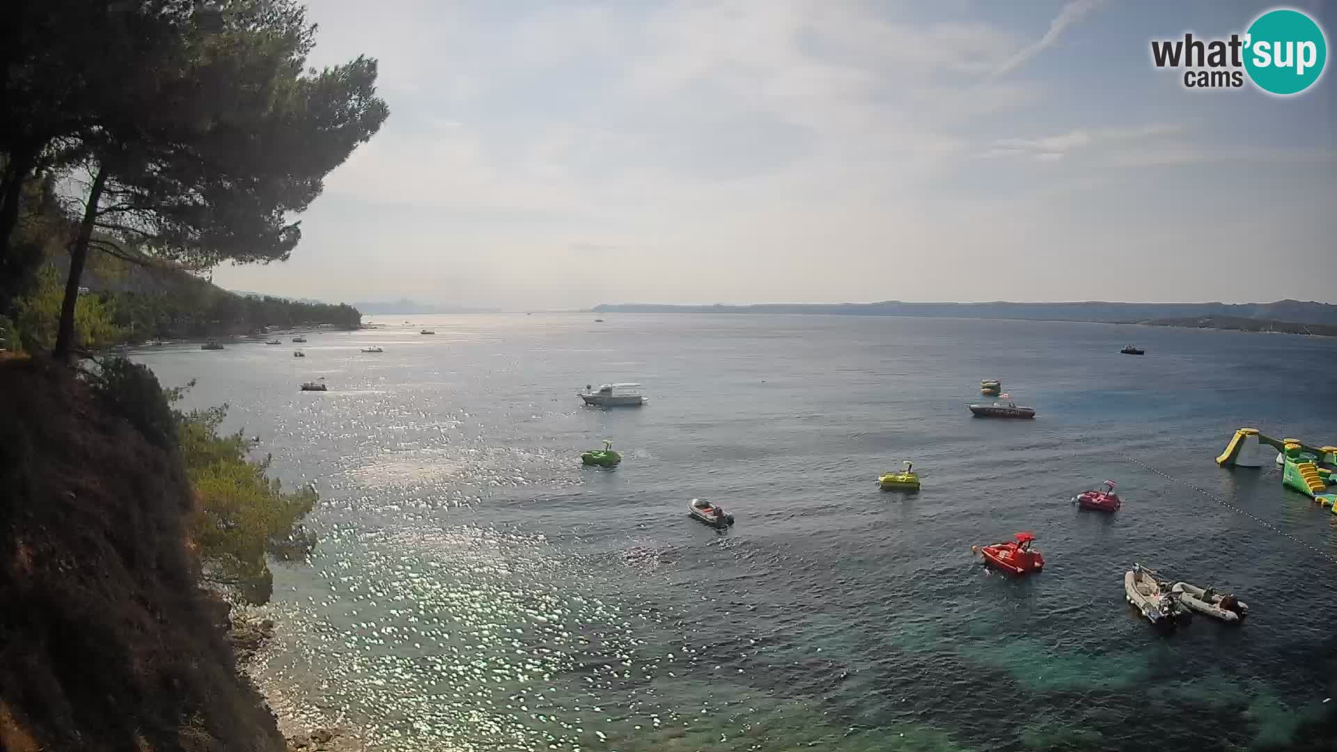 Webcam Strand Potočine Bol – Liveblick auf Borak Beach, Insel Brač