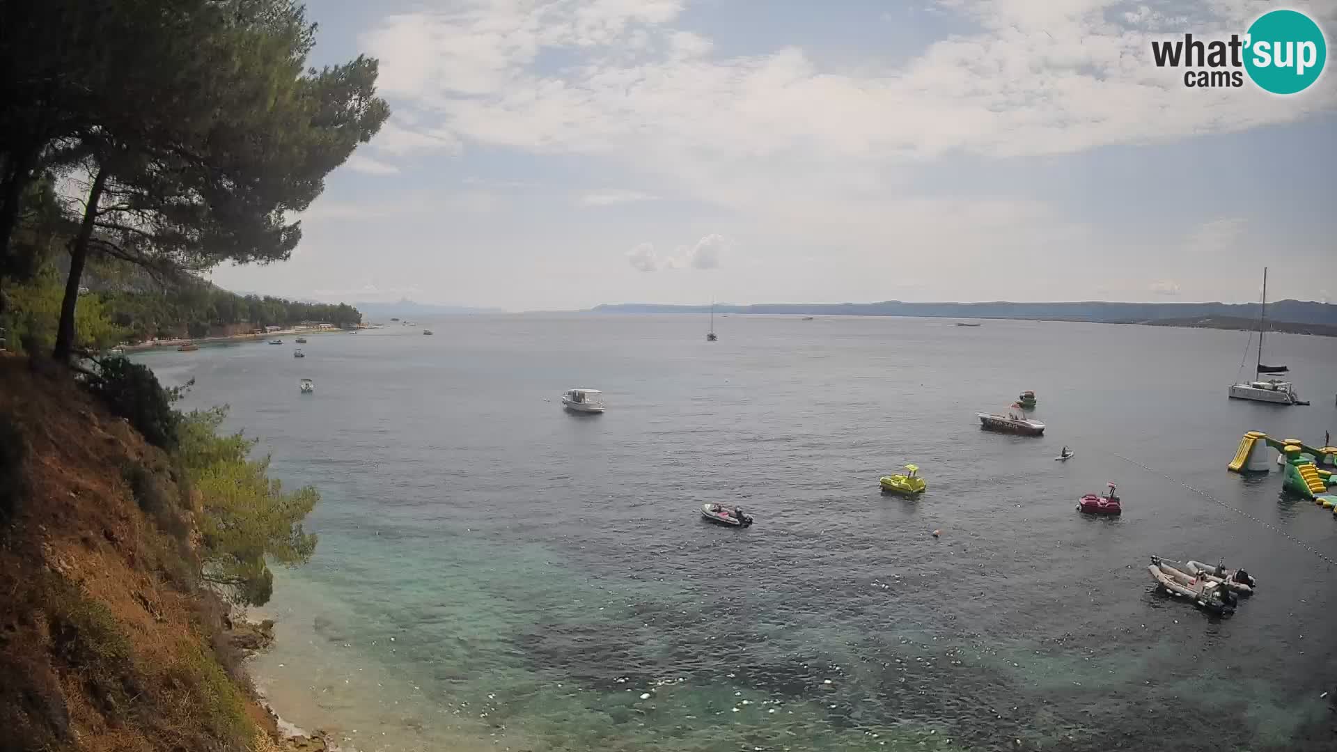 Webcam Strand Potočine Bol – Liveblick auf Borak Beach, Insel Brač
