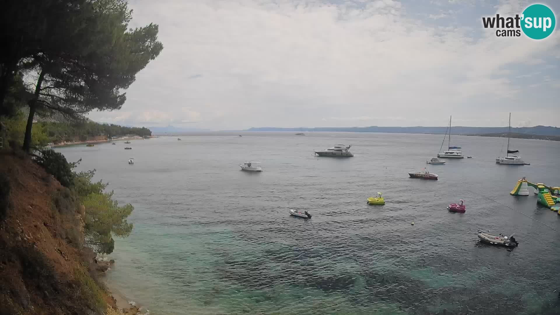 Webcam Potočine Beach Bol – Live View of Borak Beach, Brač Island