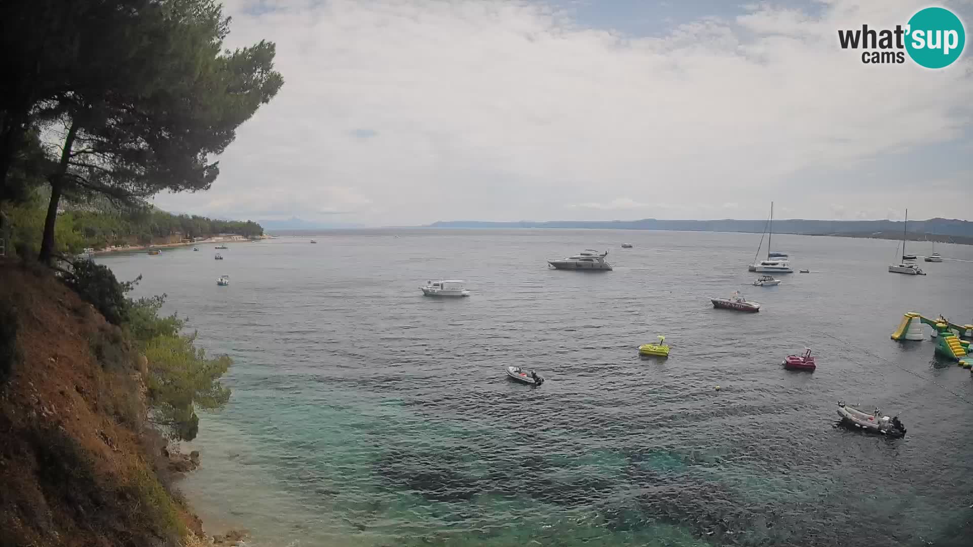 Webcam Potočine Beach Bol – Live View of Borak Beach, Brač Island