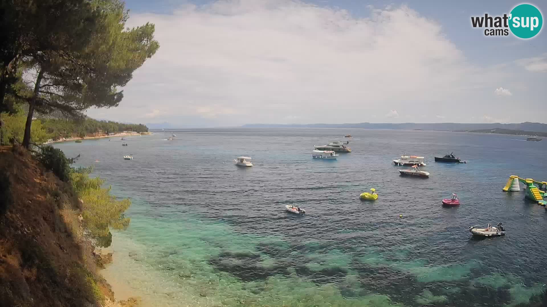 Webcam Strand Potočine Bol – Liveblick auf Borak Beach, Insel Brač