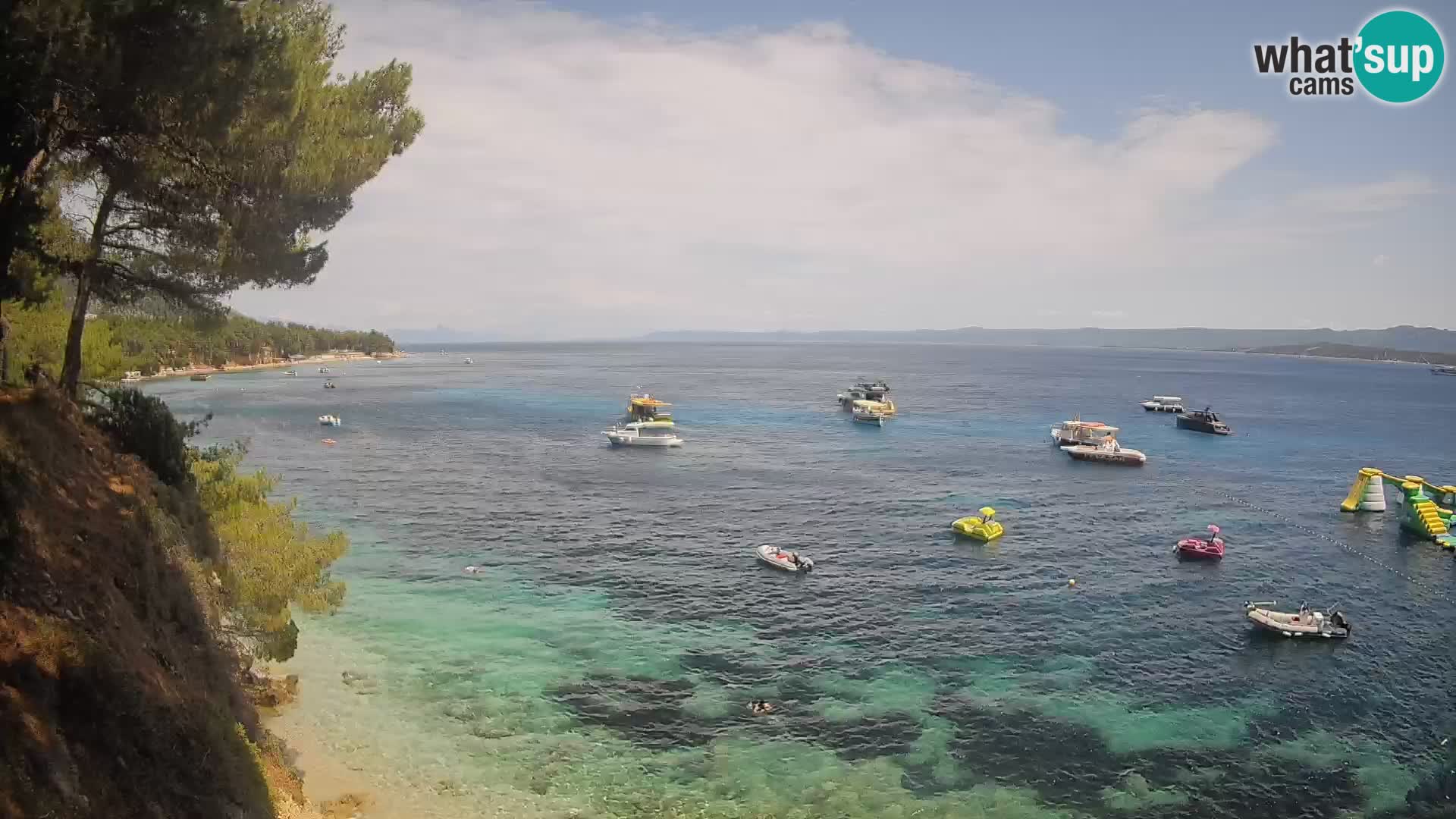 Webcam Strand Potočine Bol – Liveblick auf Borak Beach, Insel Brač