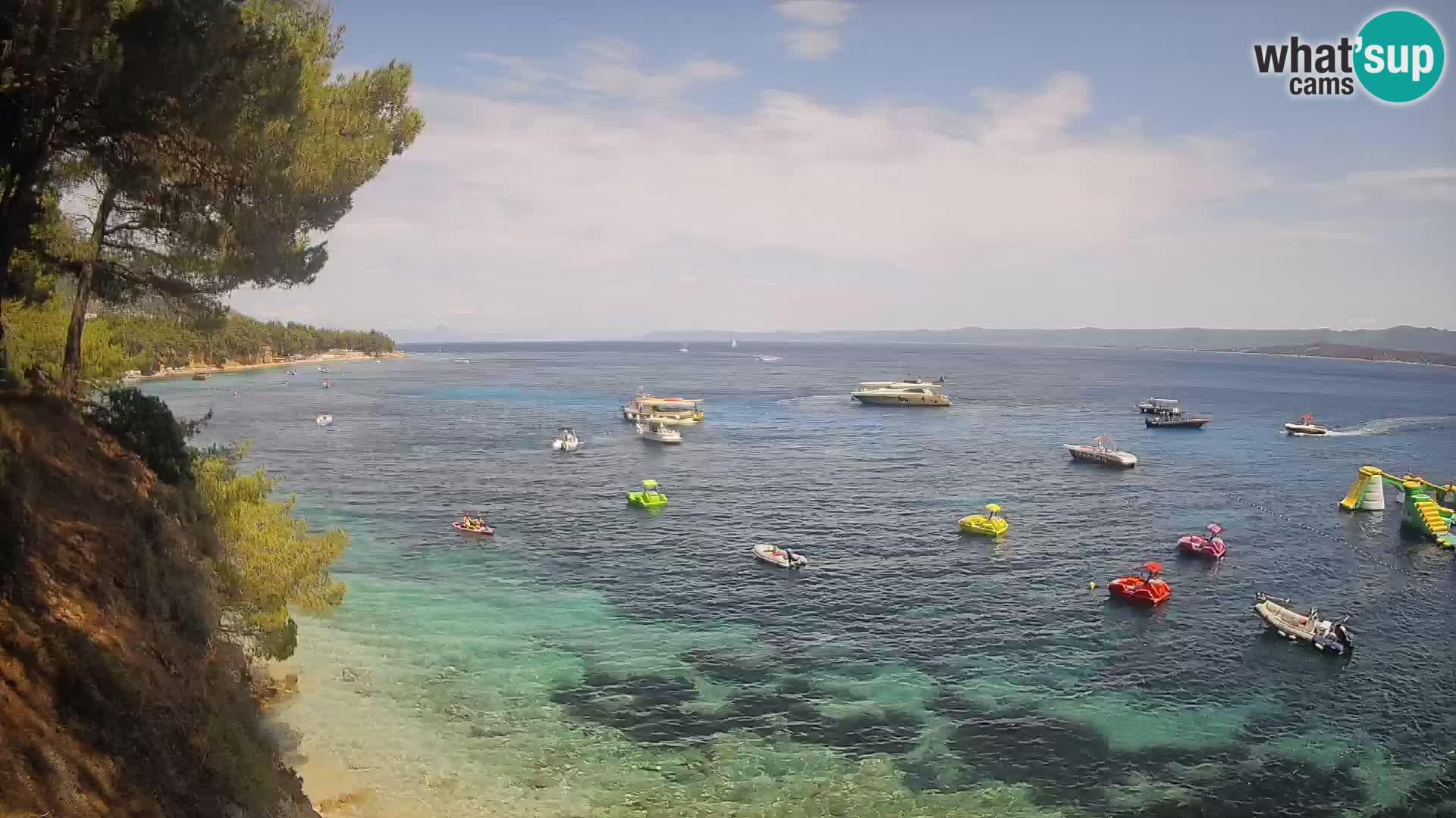 Webcam Potočine Beach Bol – Live View of Borak Beach, Brač Island