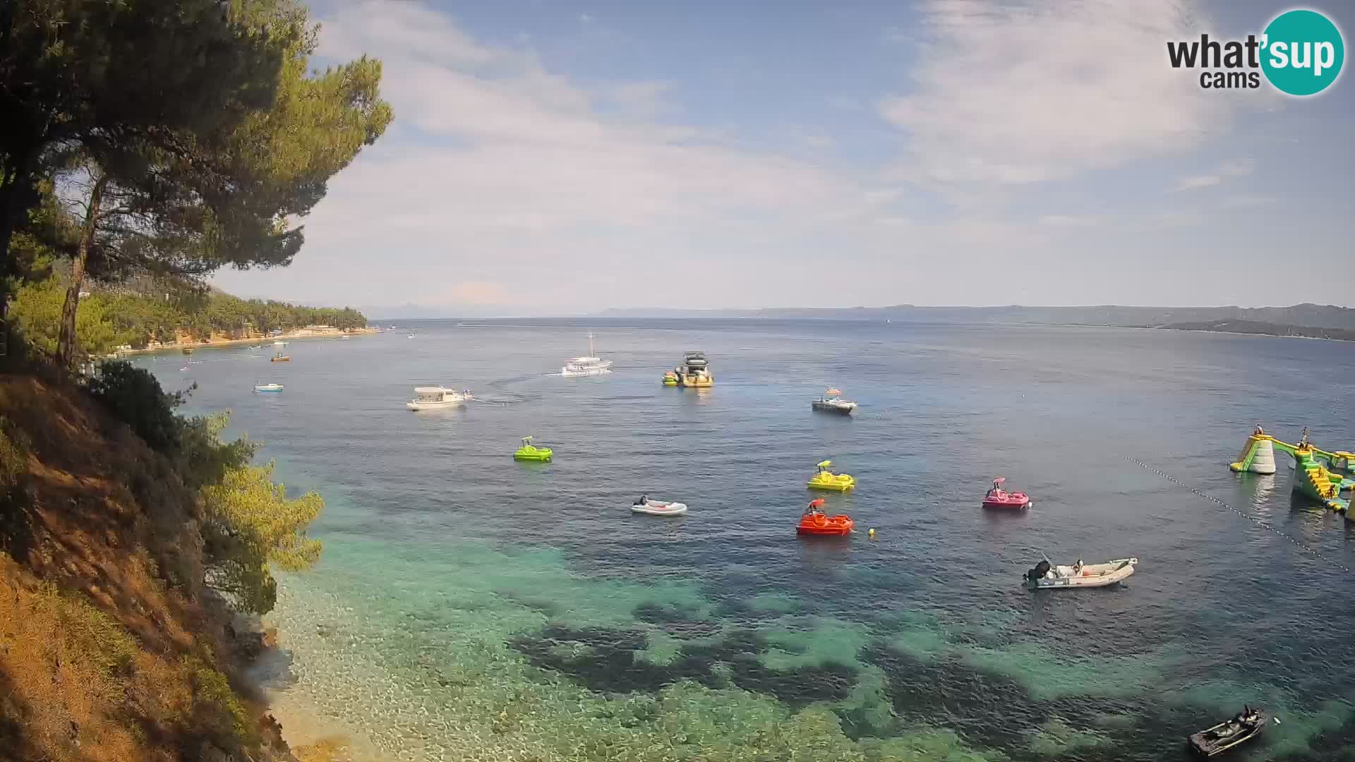 Webcam Strand Potočine Bol – Liveblick auf Borak Beach, Insel Brač