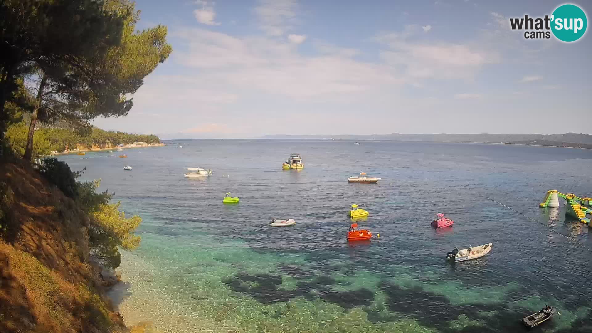 Webcam Playa Potočine Bol – Vista en vivo de Borak Beach, Isla de Brač