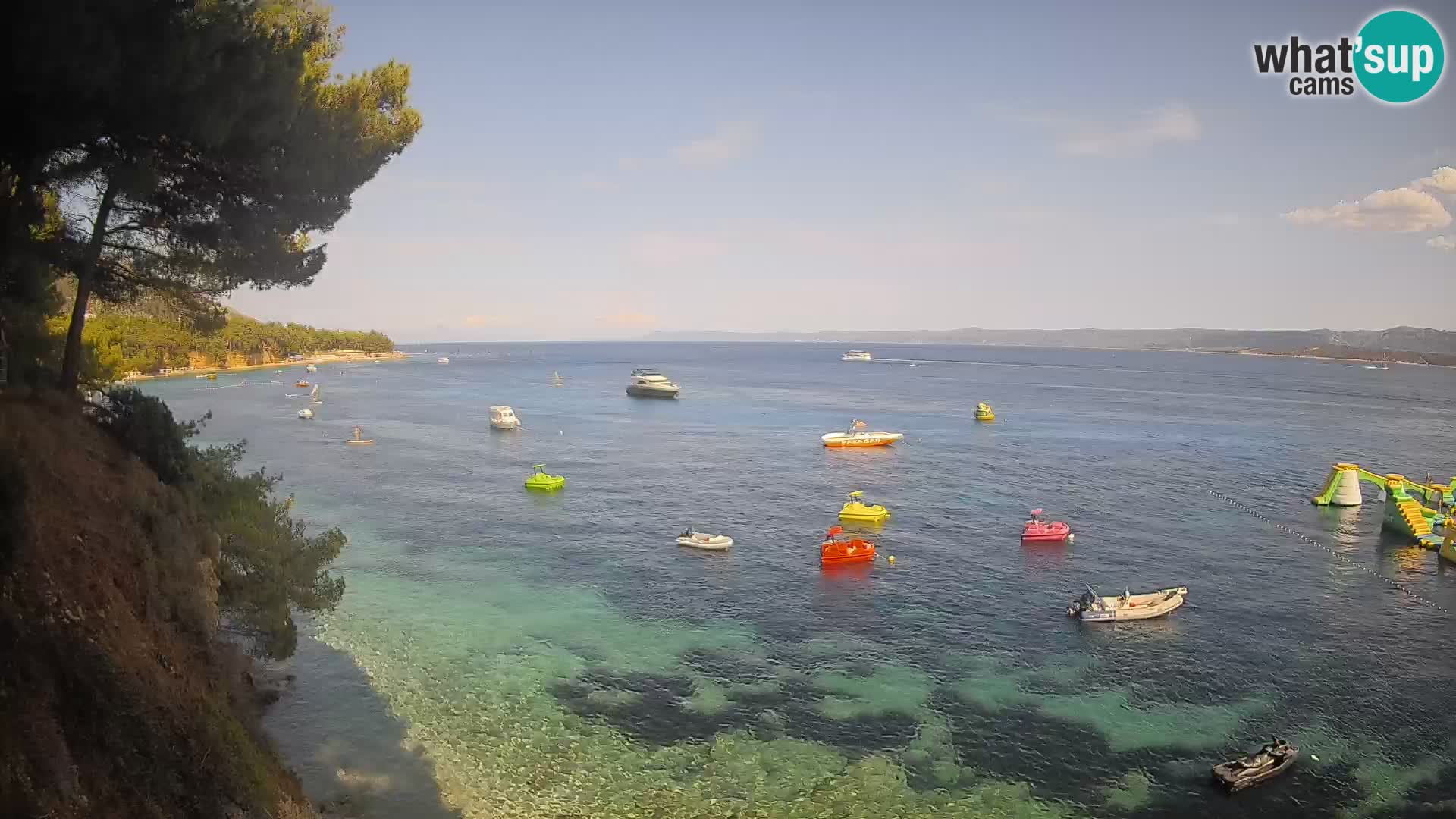 Webcam Potočine Beach Bol – Live View of Borak Beach, Brač Island