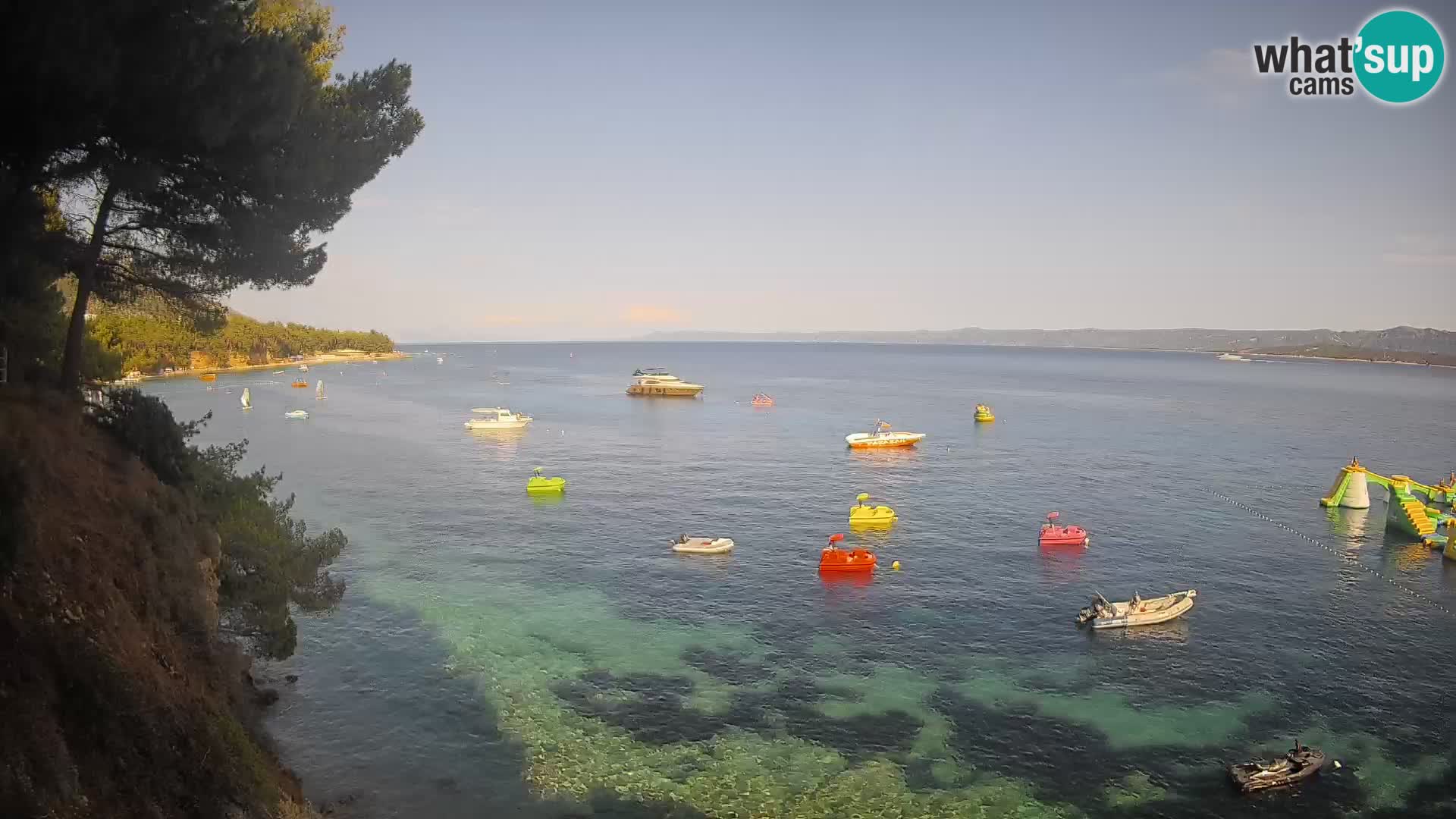 Webcam Strand Potočine Bol – Liveblick auf Borak Beach, Insel Brač