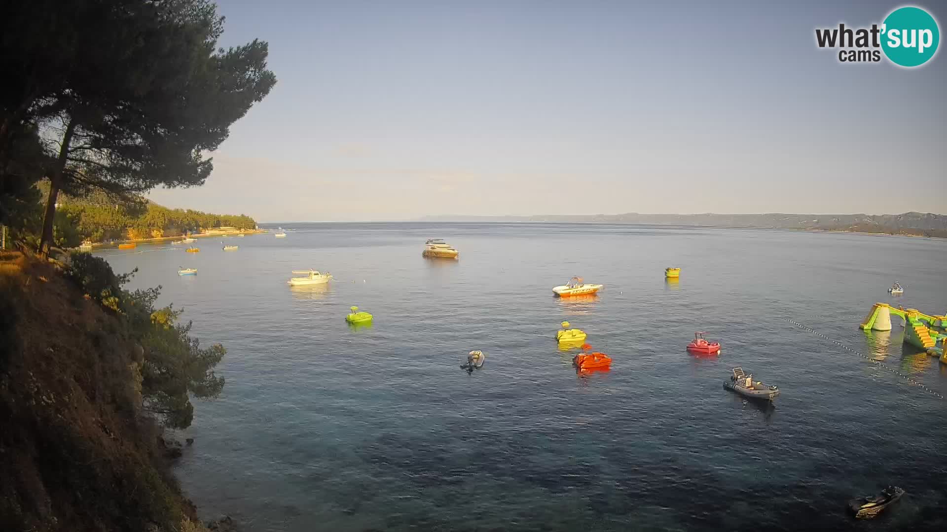 Web kamera Potočine Bol – Pogled uživo na plažu Borak, otok Brač