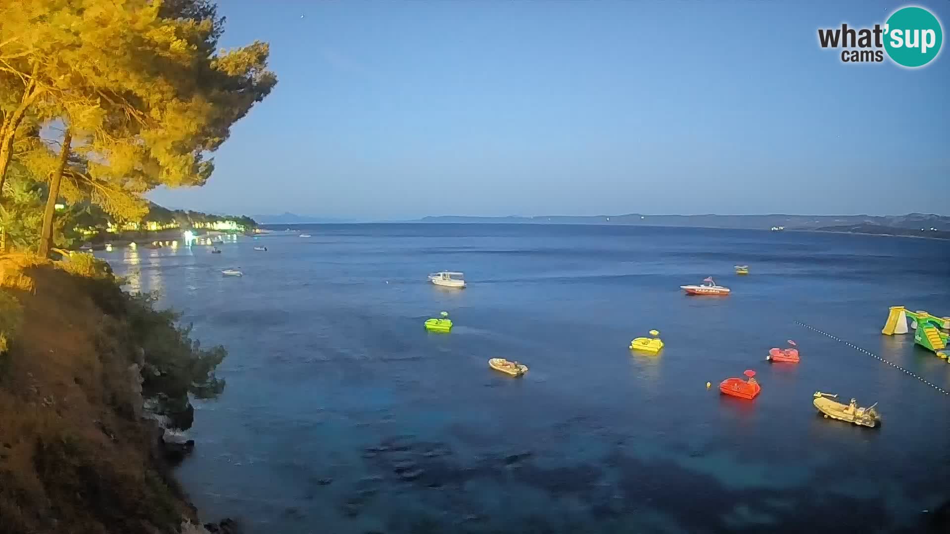 Webcam Potočine Beach Bol – Live View of Borak Beach, Brač Island